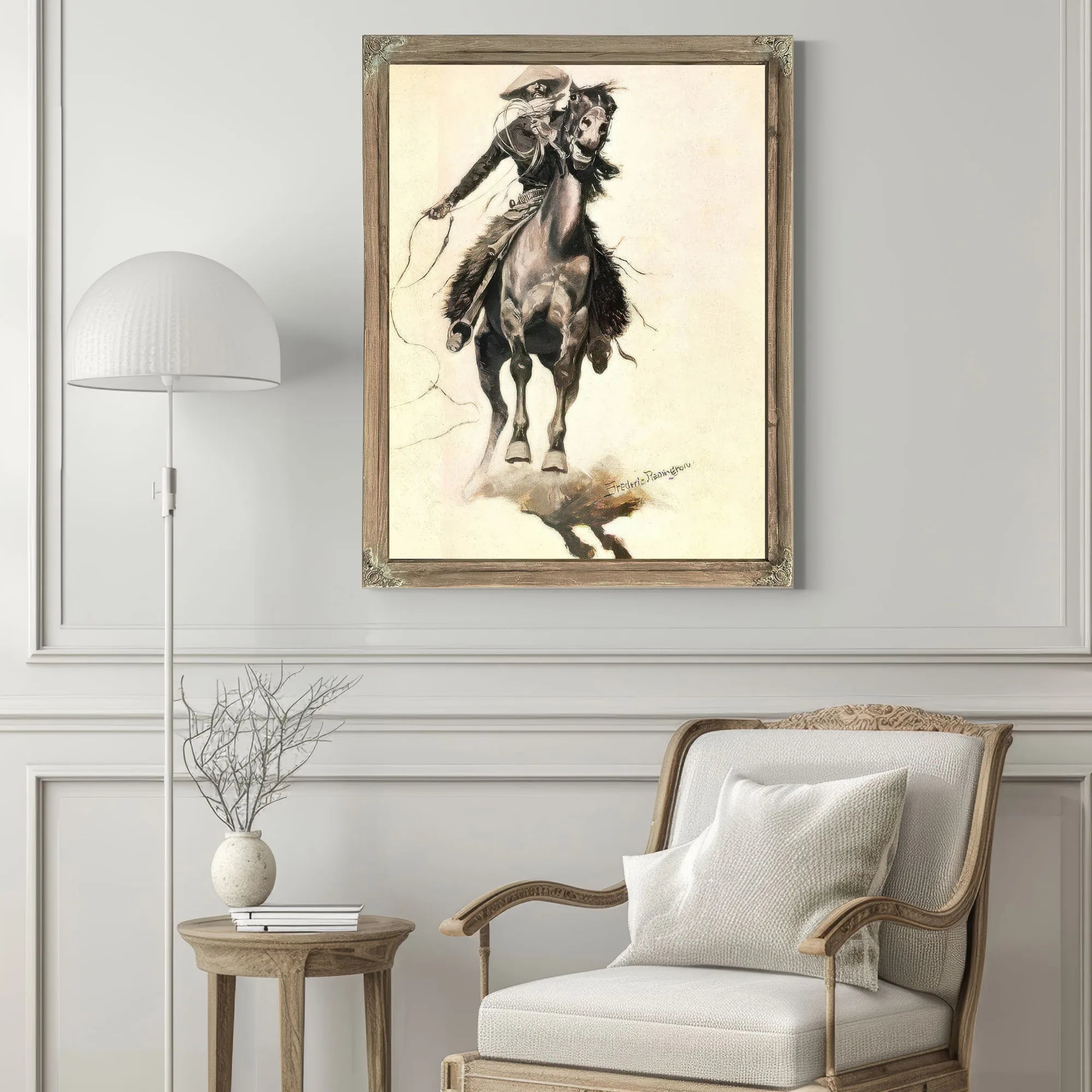 The Cow Puncher By Frederic Remington Fine Art Print