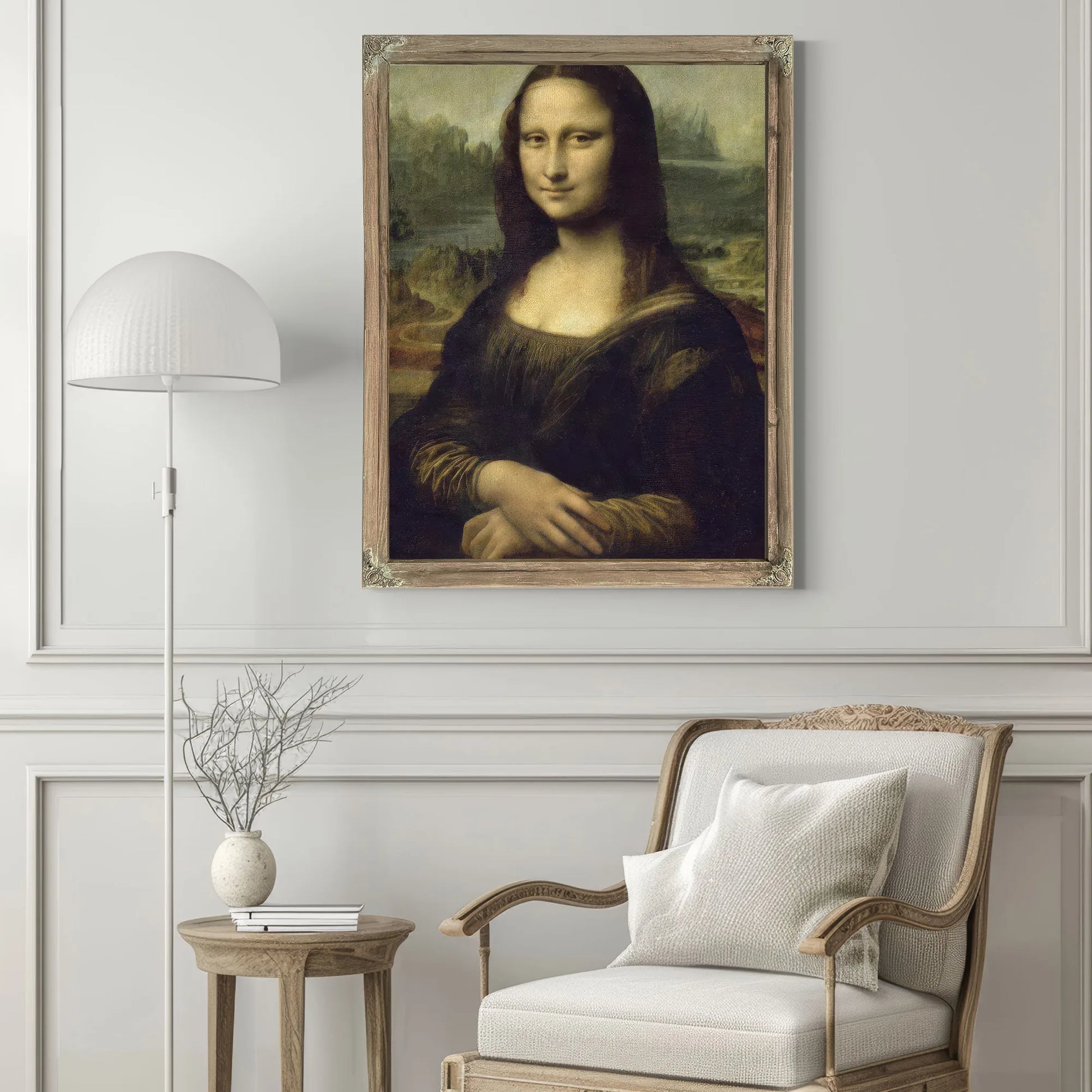 La Joconde Portrait De Monna Lisa By Leonardo Da Vinci Fine Art Print