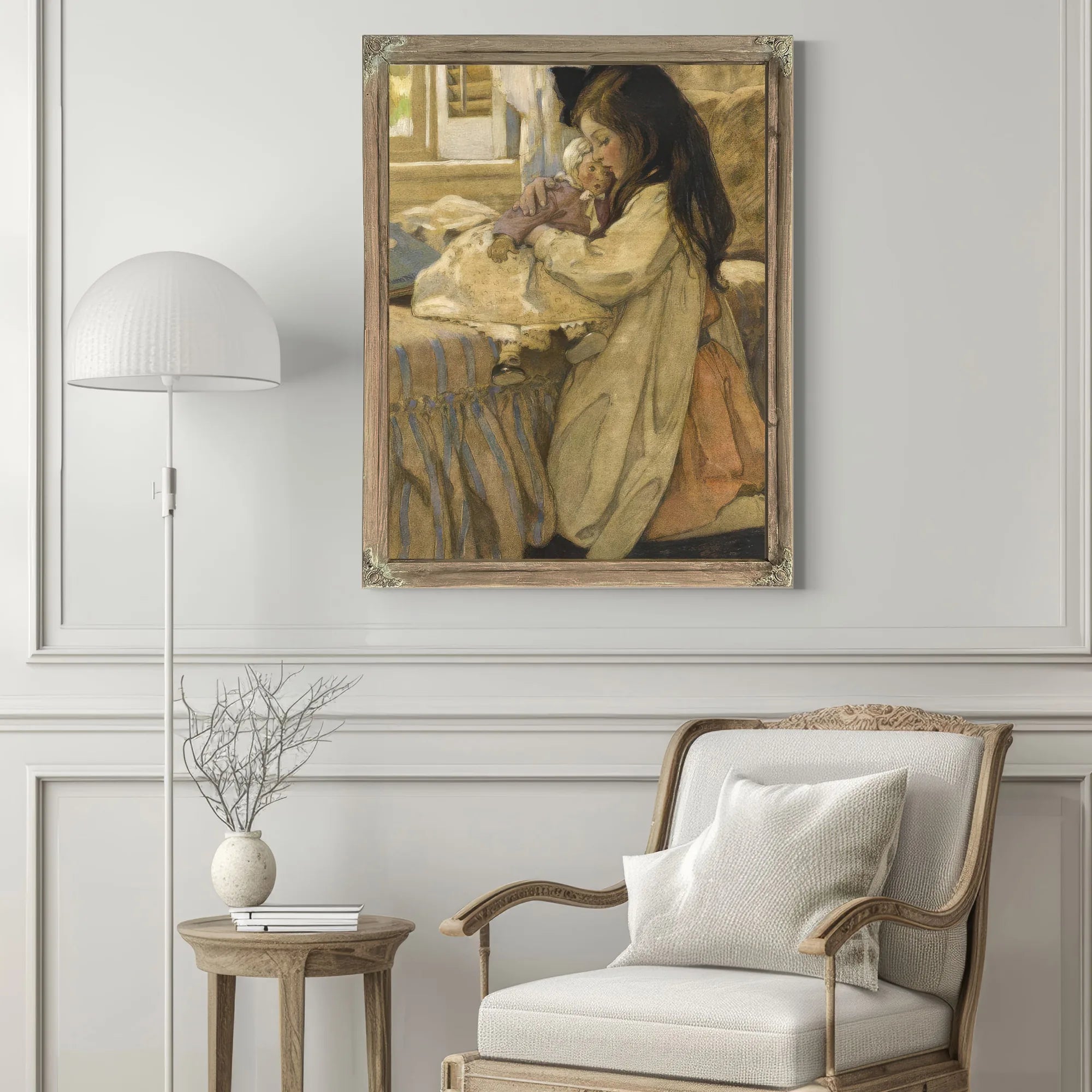 The Then Lover By Jessie Willcox Smith Fine Art Print