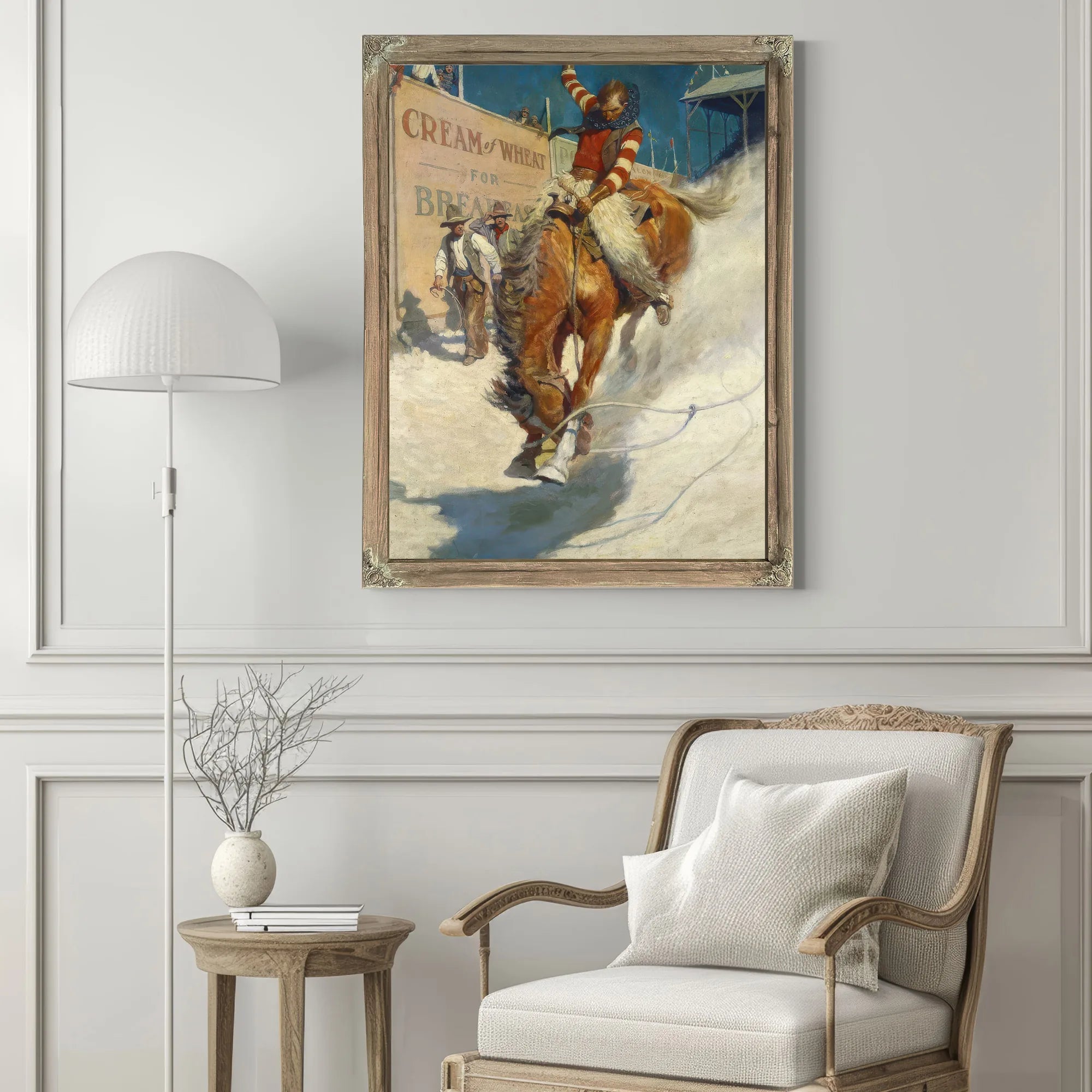 Bronco Buster By NC Wyeth Fine Art Print
