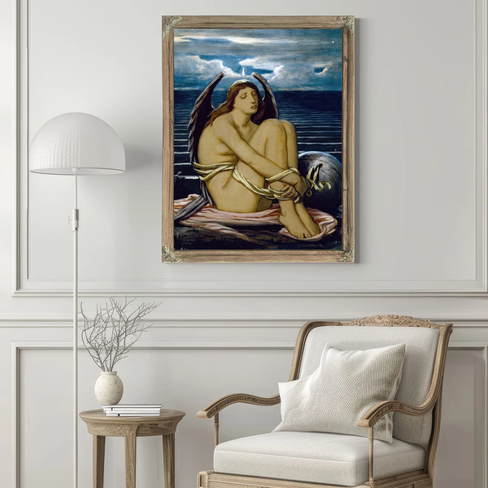 Soul In Bondage By Elihu Vedder Fine Art Print