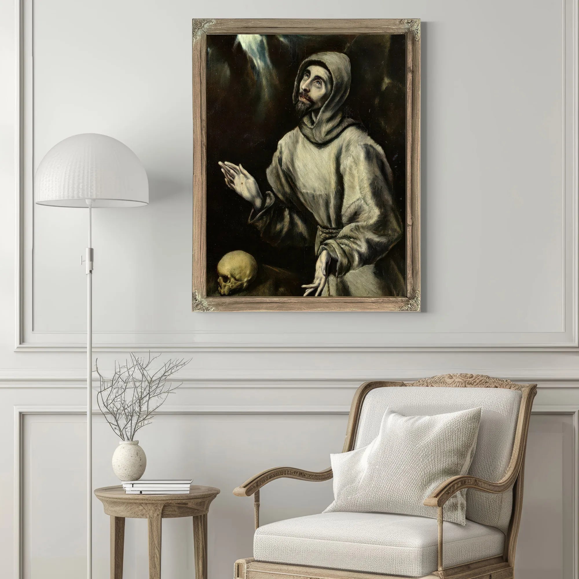 St. Francis Of Assisi Receiving The Stigmata By El Greco Fine Art Print