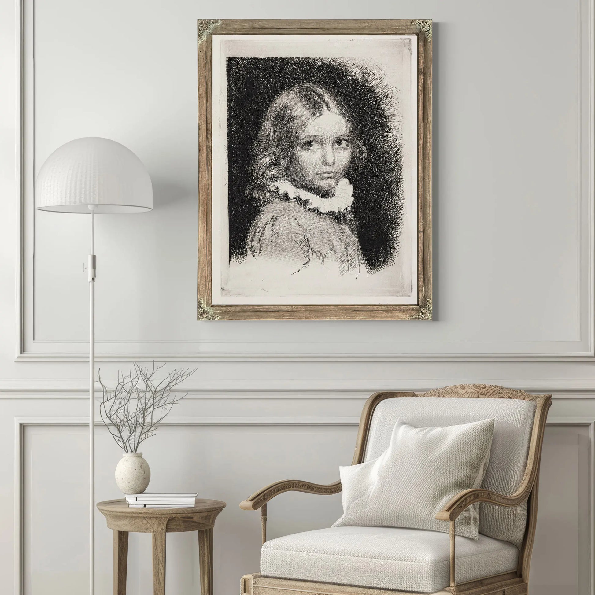 Portrait Of Clara Emilie Rose Bloch by Carl Bloch