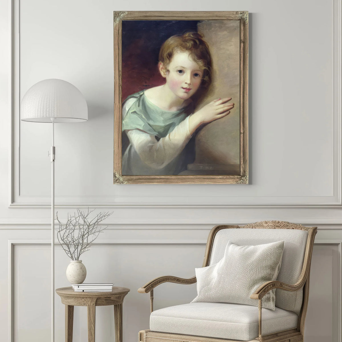 Elizabeth Wignall By Thomas Sully Fine Art Print