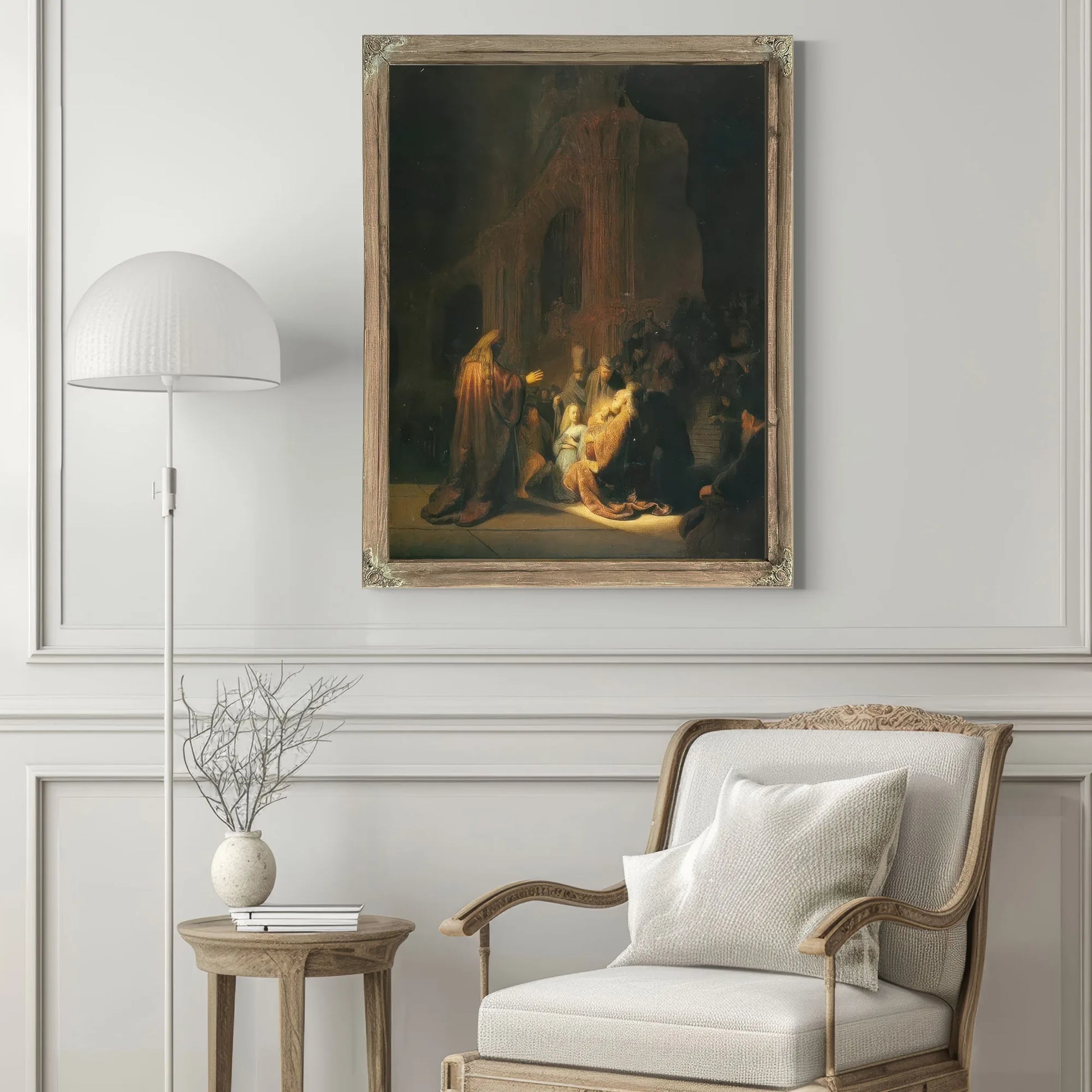 The Presentation Of Jesus In The Temple 1631 By Rembrandt Fine Art Print