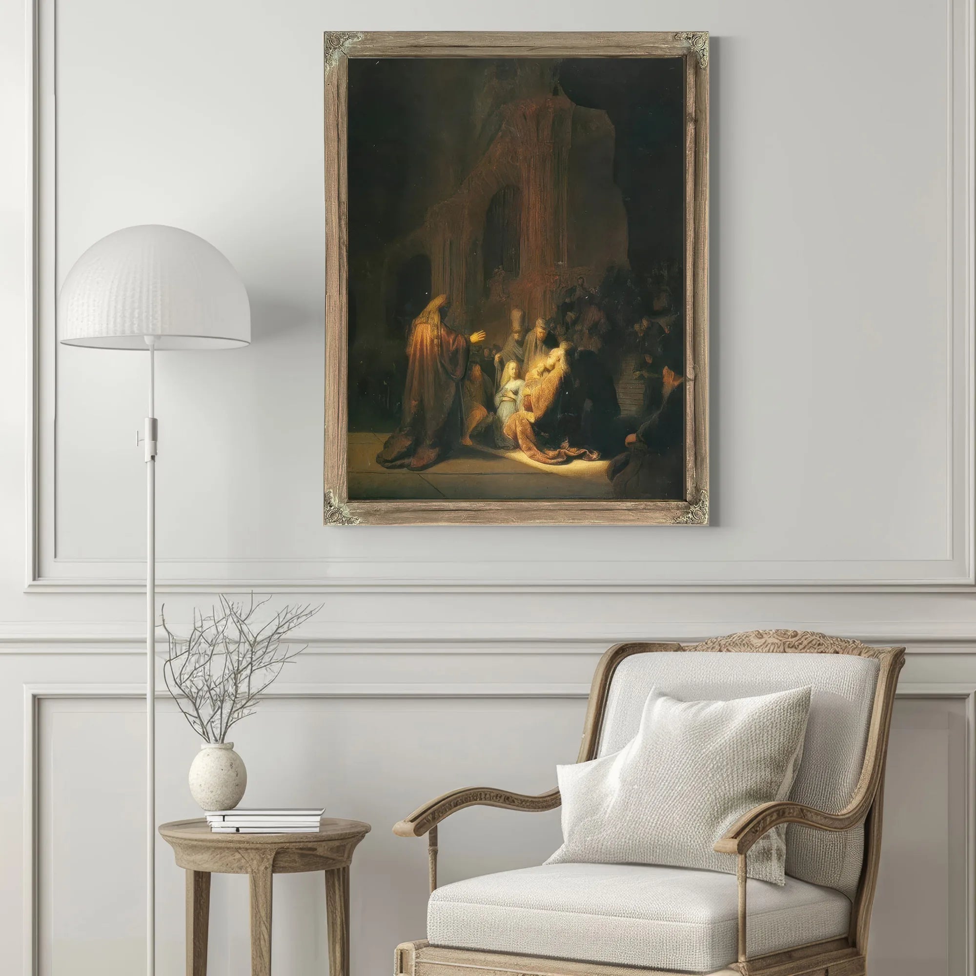 The Presentation Of Jesus In The Temple 1631 By Rembrandt Fine Art Print