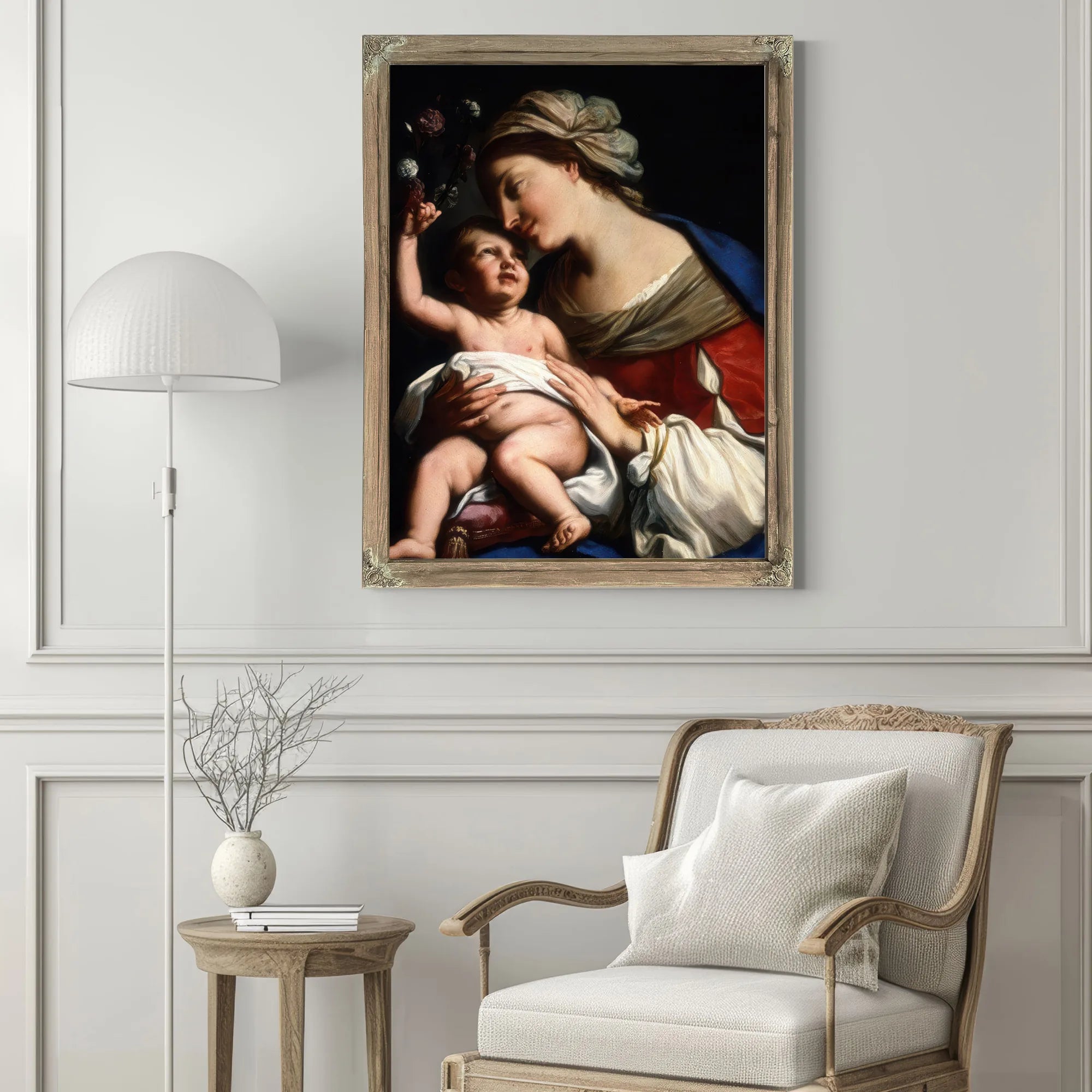 Virgin And Child 1663 By Elisabetta Sirani Fine Art Print