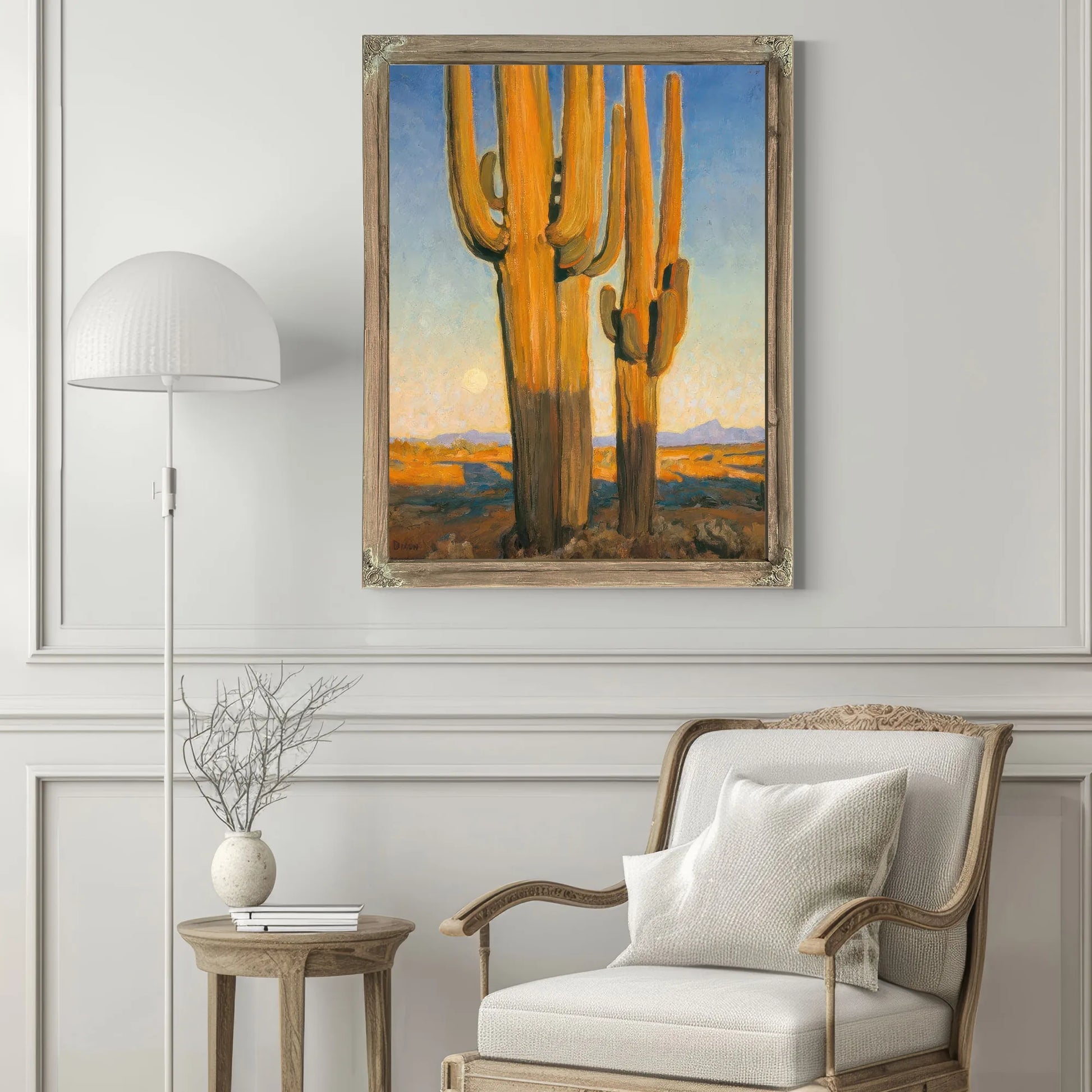 Saguaros Sunset By Maynard Dixon Fine Art Print