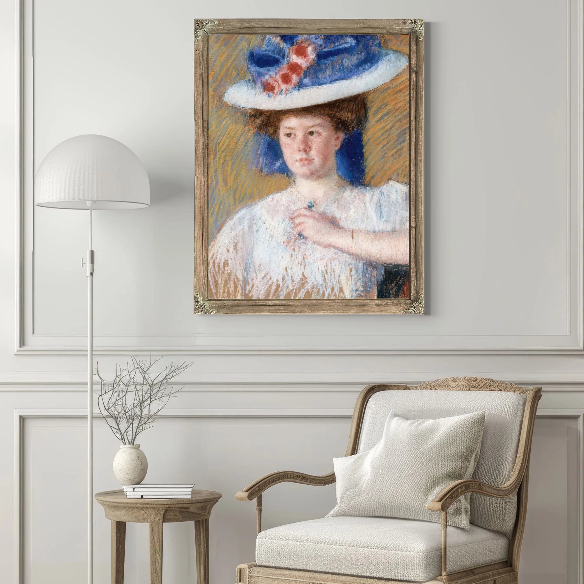 Portrait Of Helen Sears, Daughter Of Sarah Choate Sears By Mary Cassatt Fine Art Print