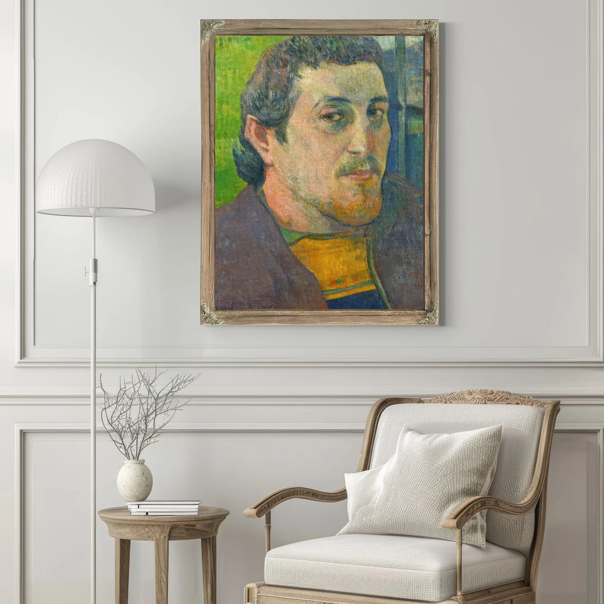 Self Portrait Dedicated To Carriere By Paul Gauguin Fine Art Print
