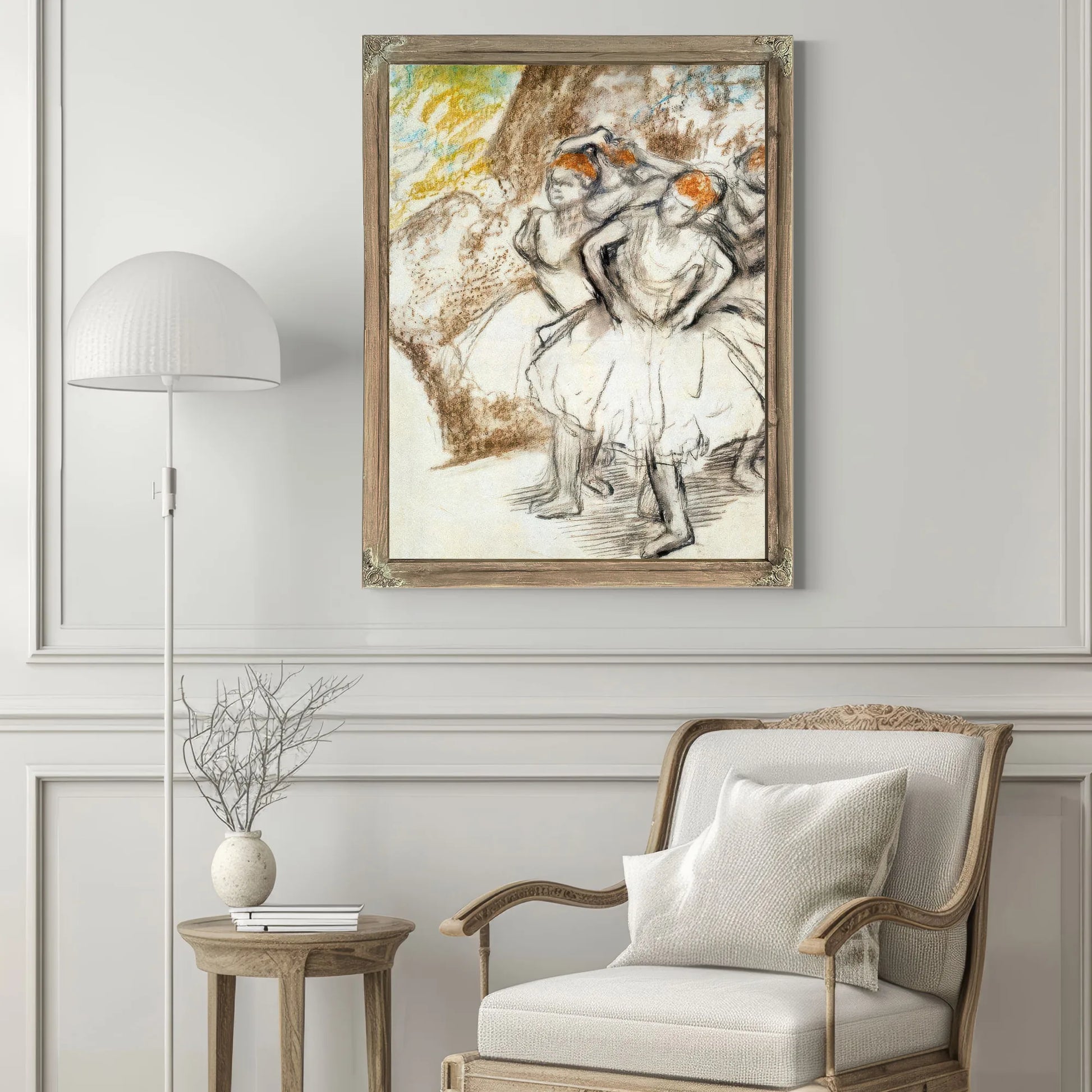 Study For Dancers In Pink By Edgar Degas Fine Art Print
