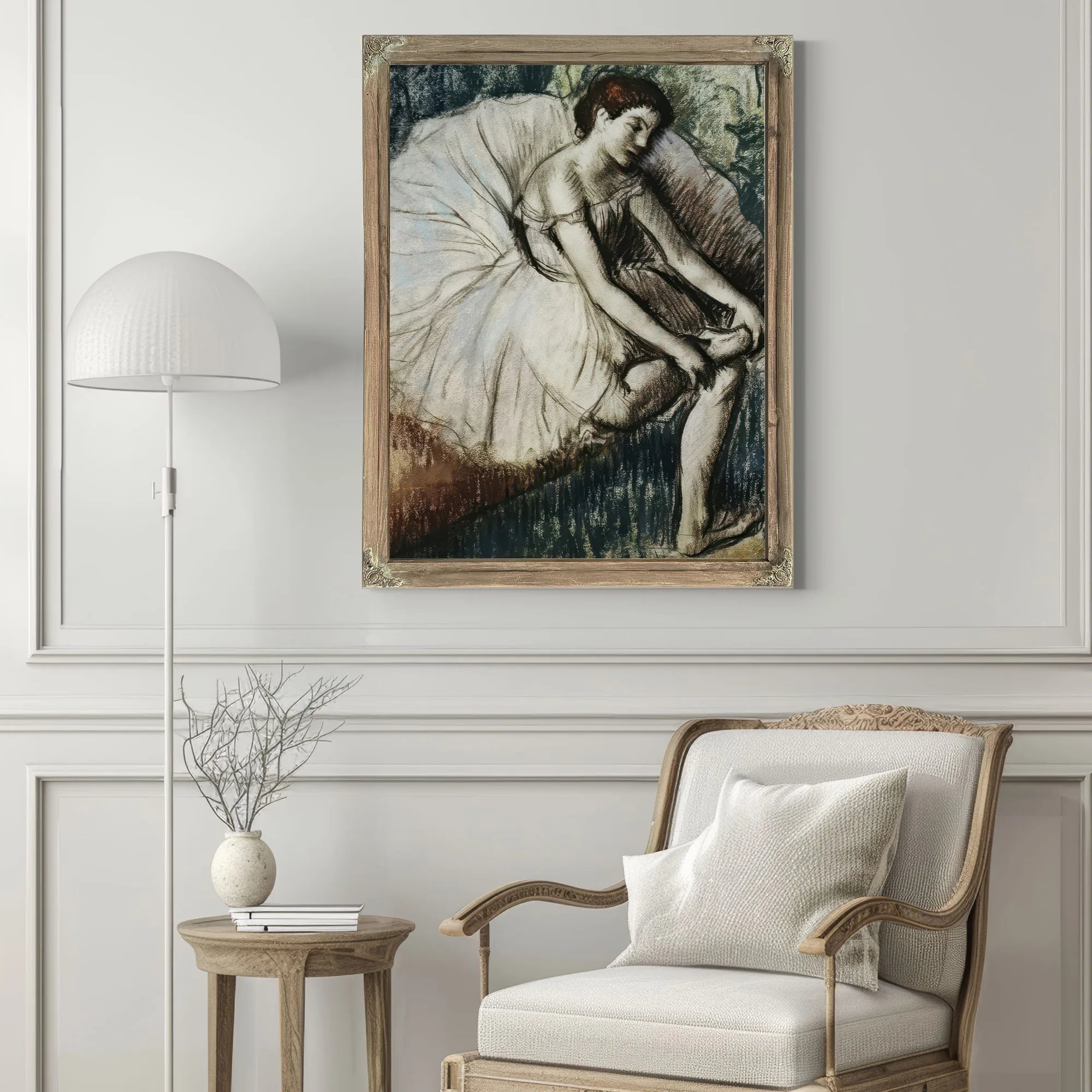 Tired Dancer By Edgar Degas Fine Art Print