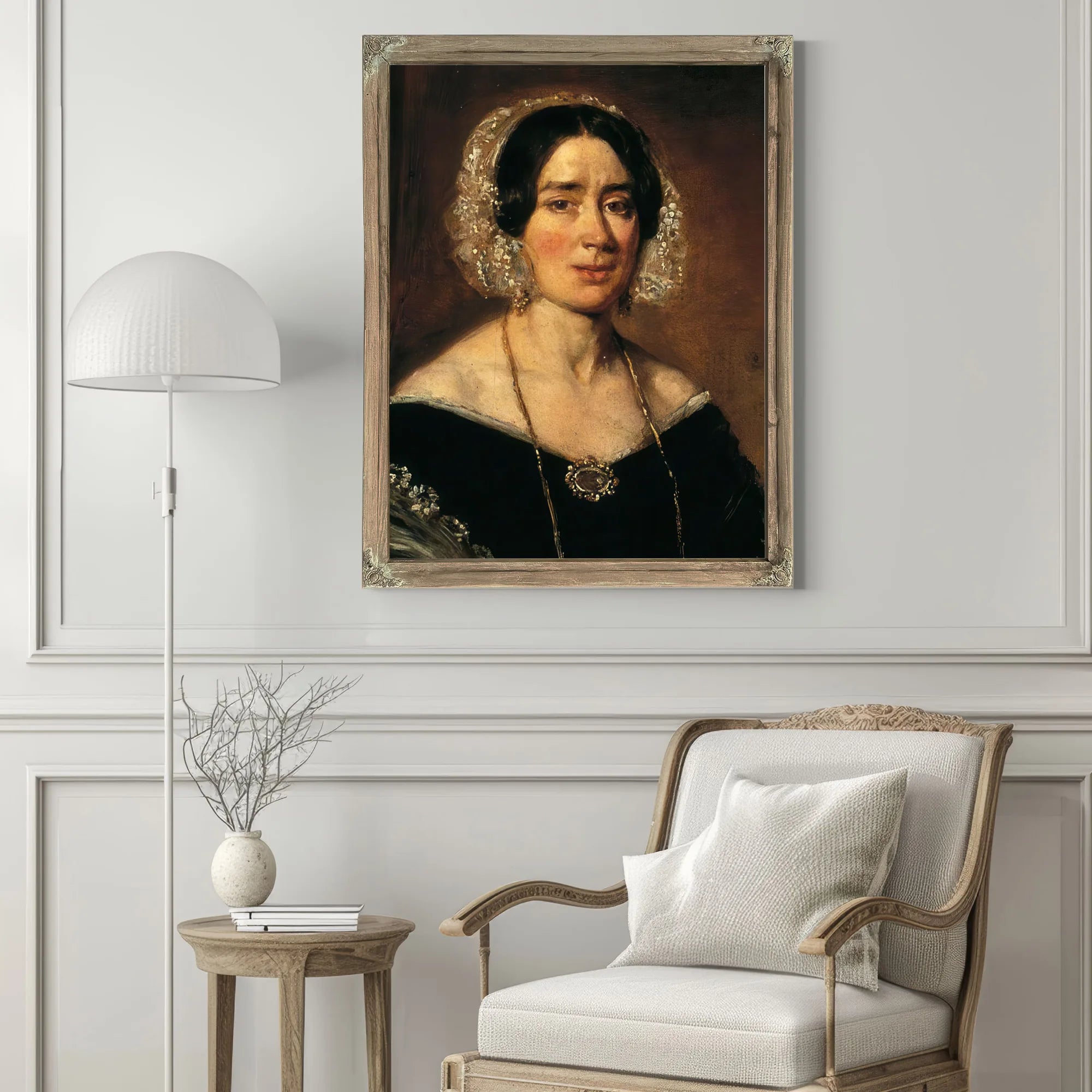 Portrait Of An Unknown Woman By William Etty Fine Art Print