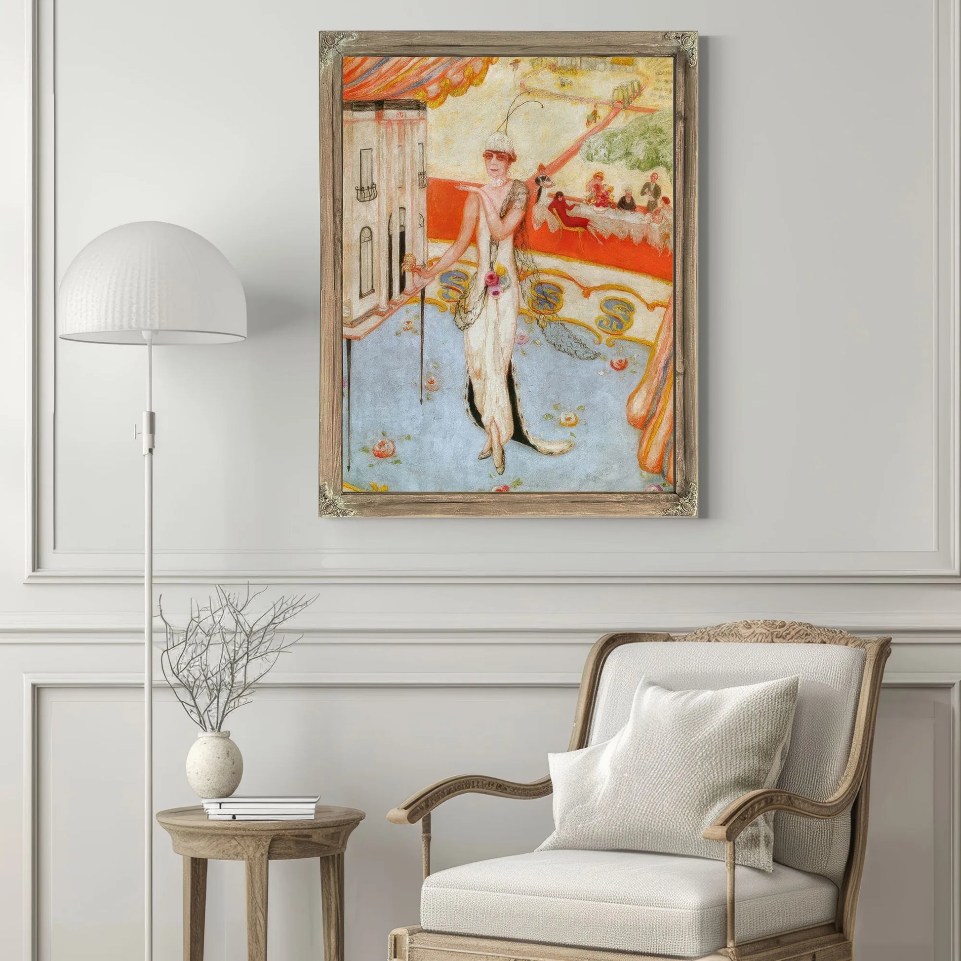 Portrait Of My Sister By Florine Stettheimer Fine Art Print