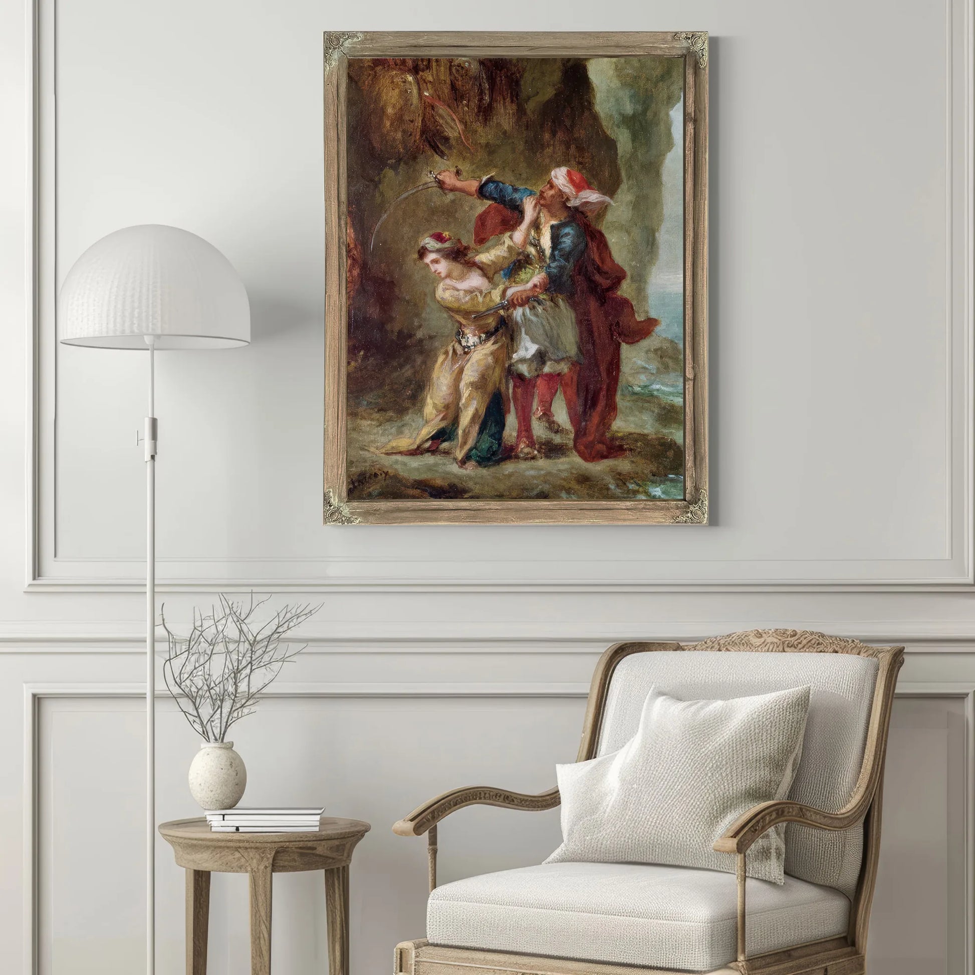 The Bride Of Abydos By Ferdinand Victor Eugene Delacroix Fine Art Print