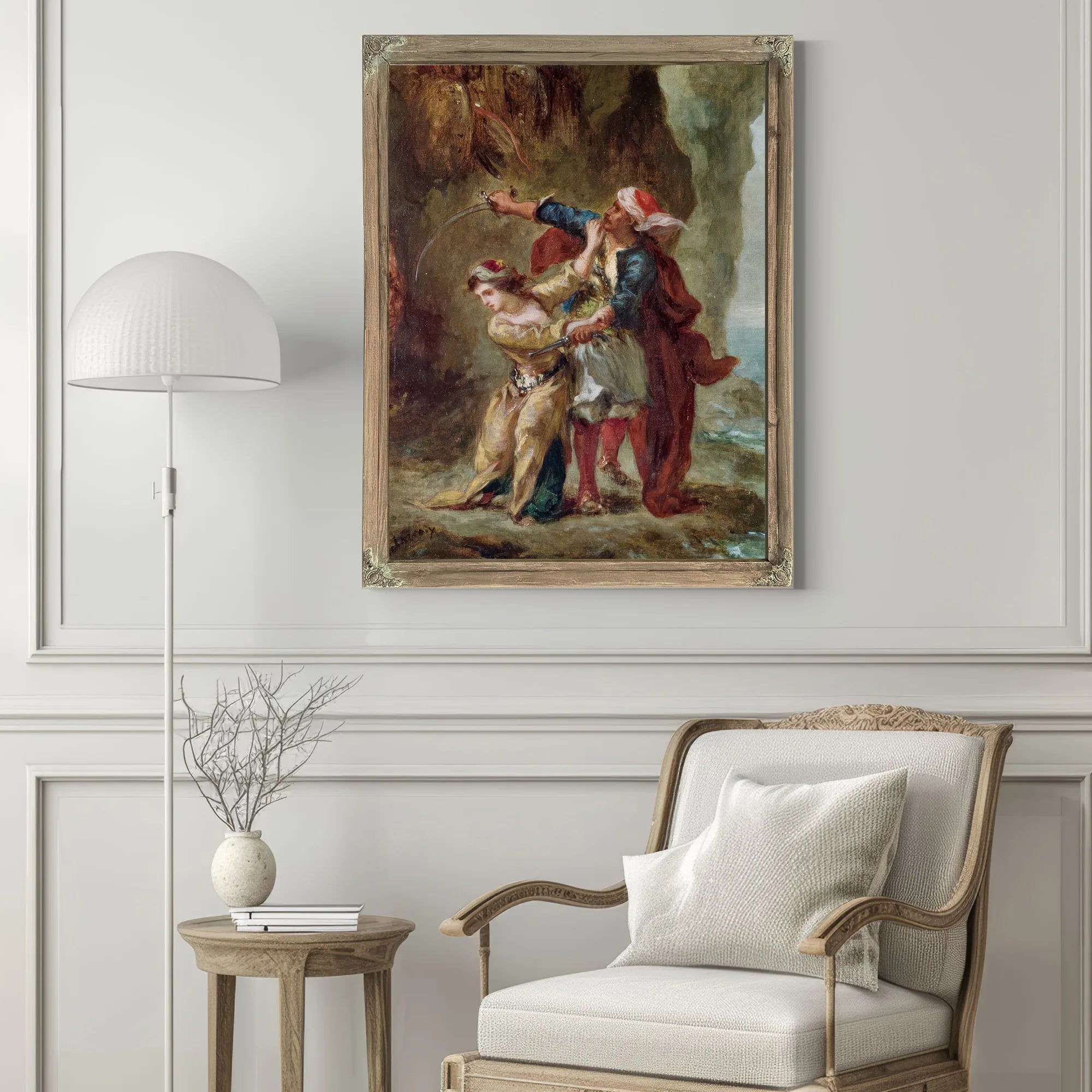 The Bride Of Abydos By Ferdinand Victor Eugene Delacroix Fine Art Print