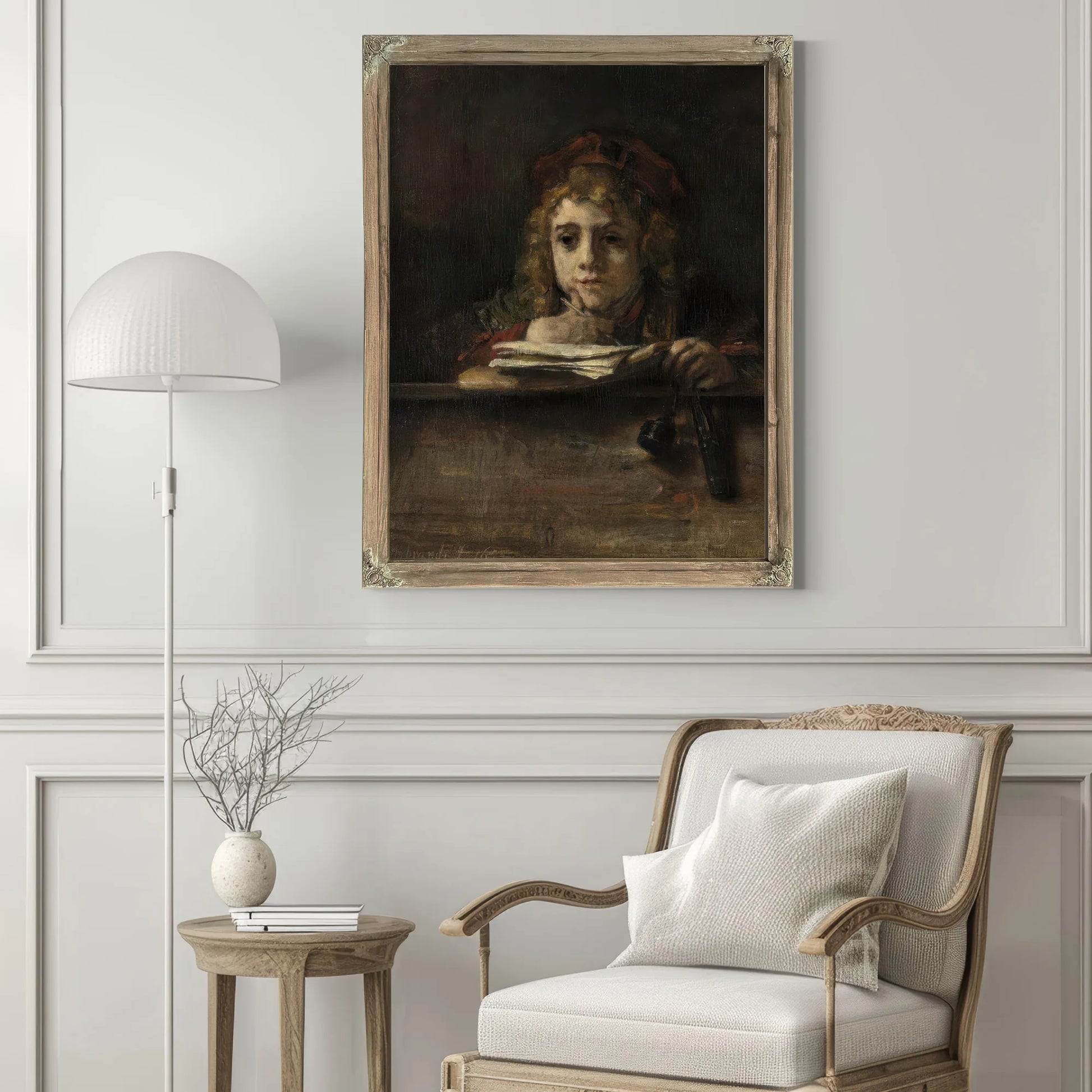 Titus Van Rijn The Artist's Son Reading By Rembrandt Fine Art Print