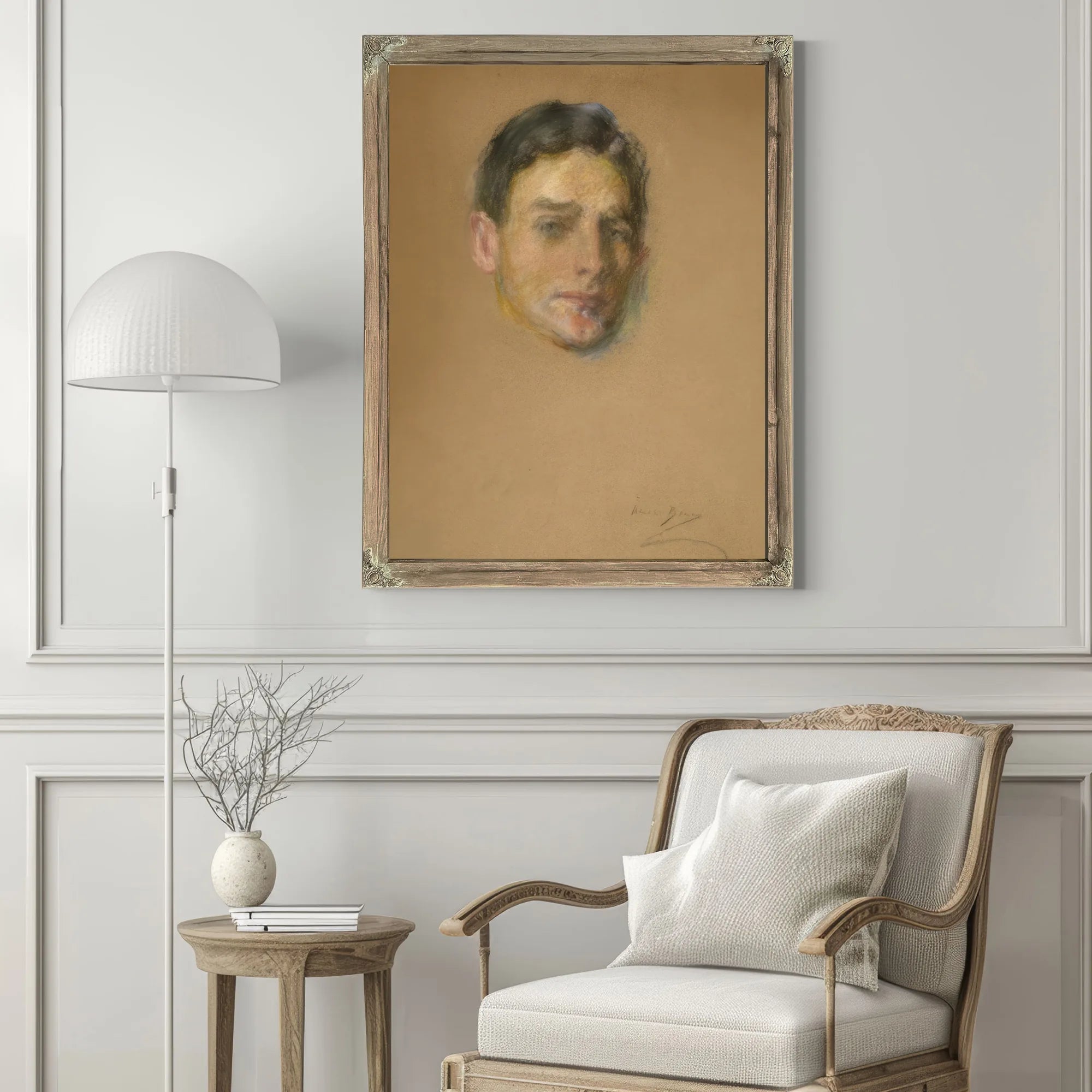 Head Study By Alice Pike Barney Fine Art Print