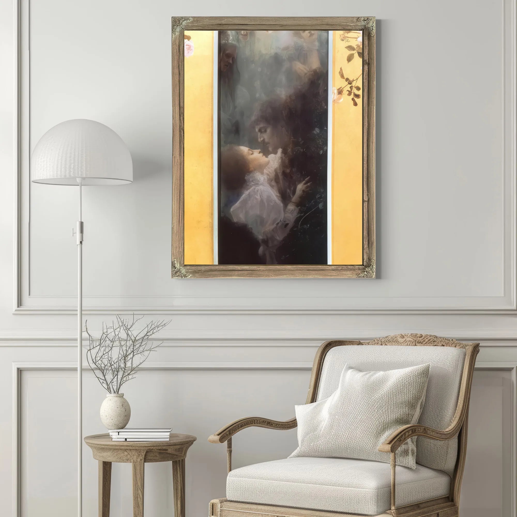 The Love By Gustav Klimt Fine Art Print