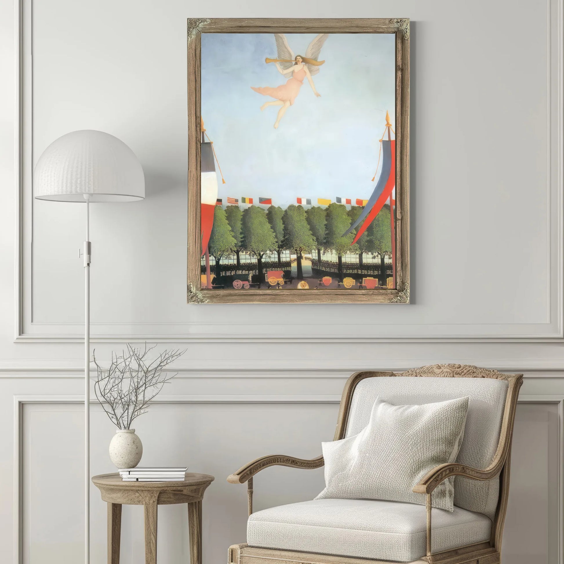 Liberty Invitting The Artists To Take Part In The 22Nd Exhibition Of The Artistes Inde Pendants1906 By Henri Rousseau Fine Art Print