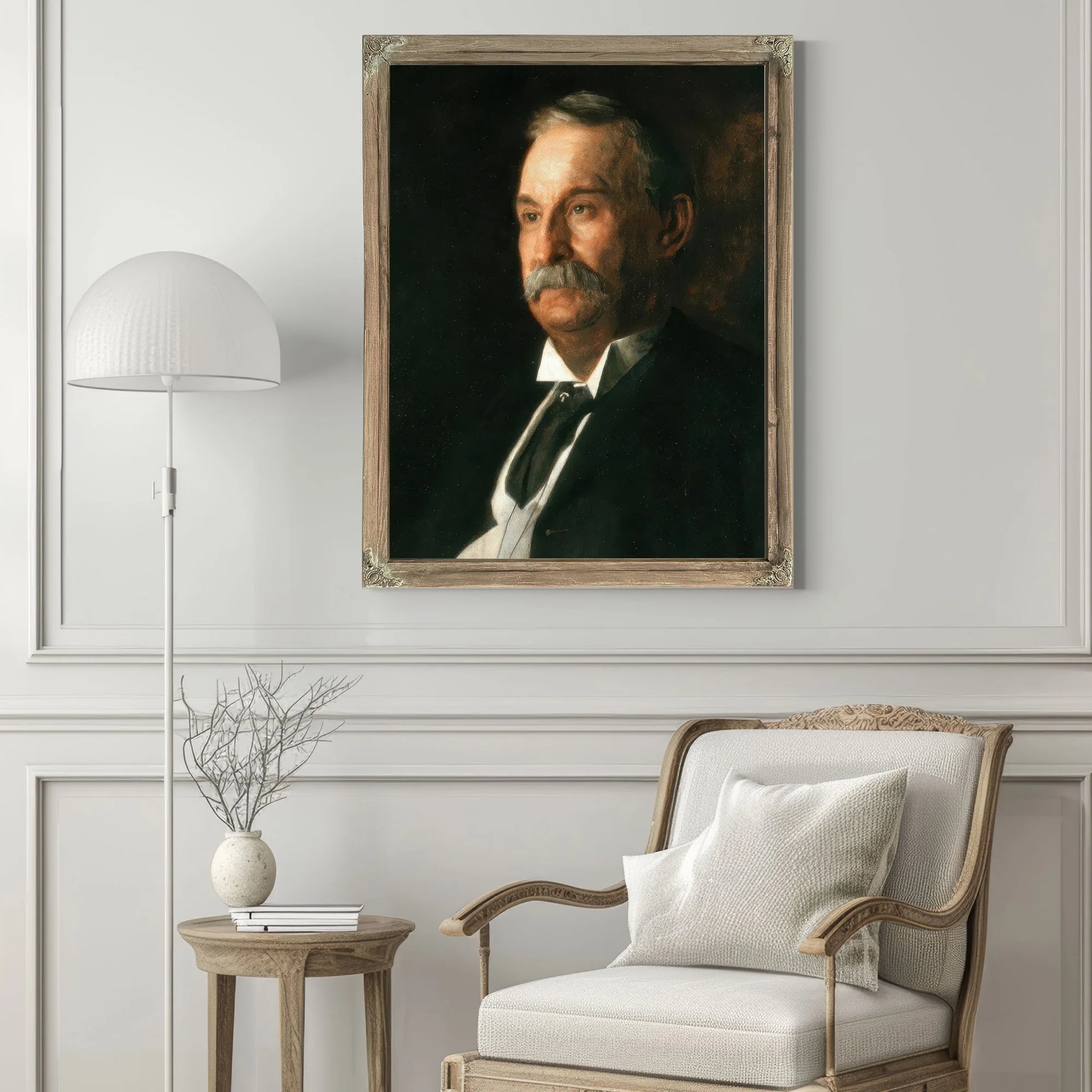 Portrait Of Edward Taylor Snow By Thomas Eakins Fine Art Print