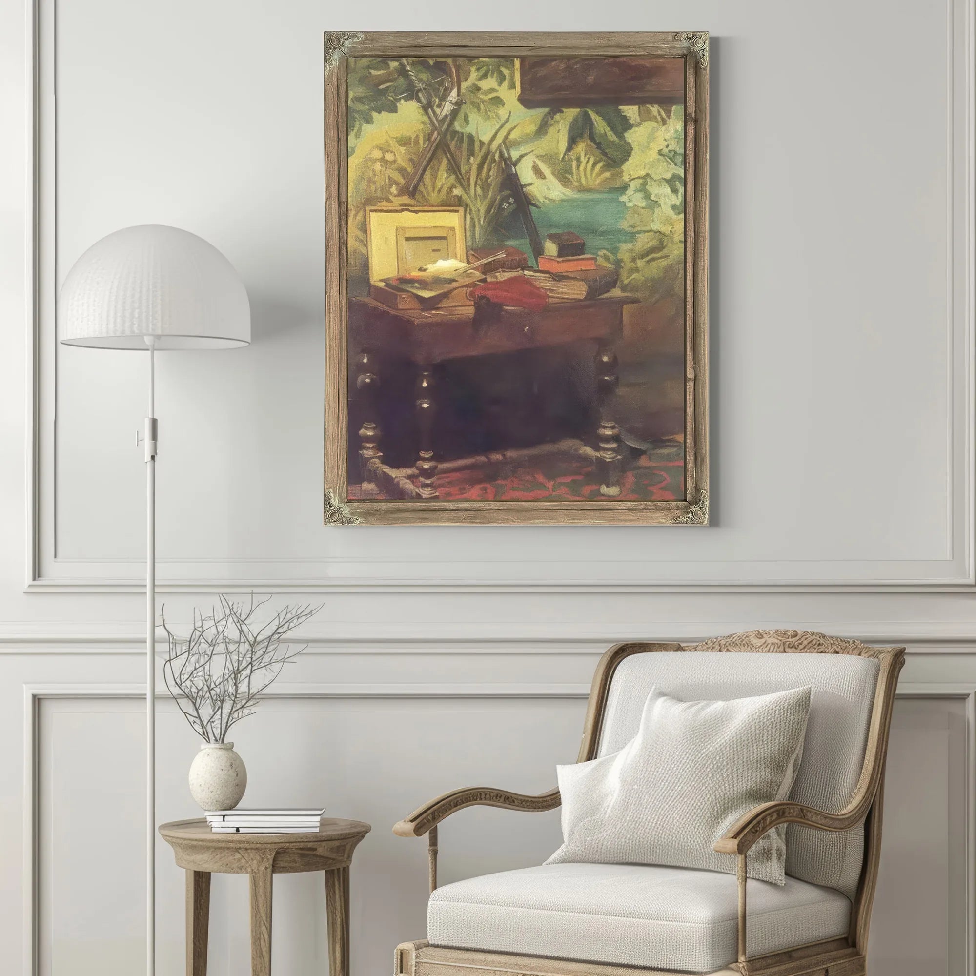 In The Studio 1861 By Claude Monet Fine Art Print