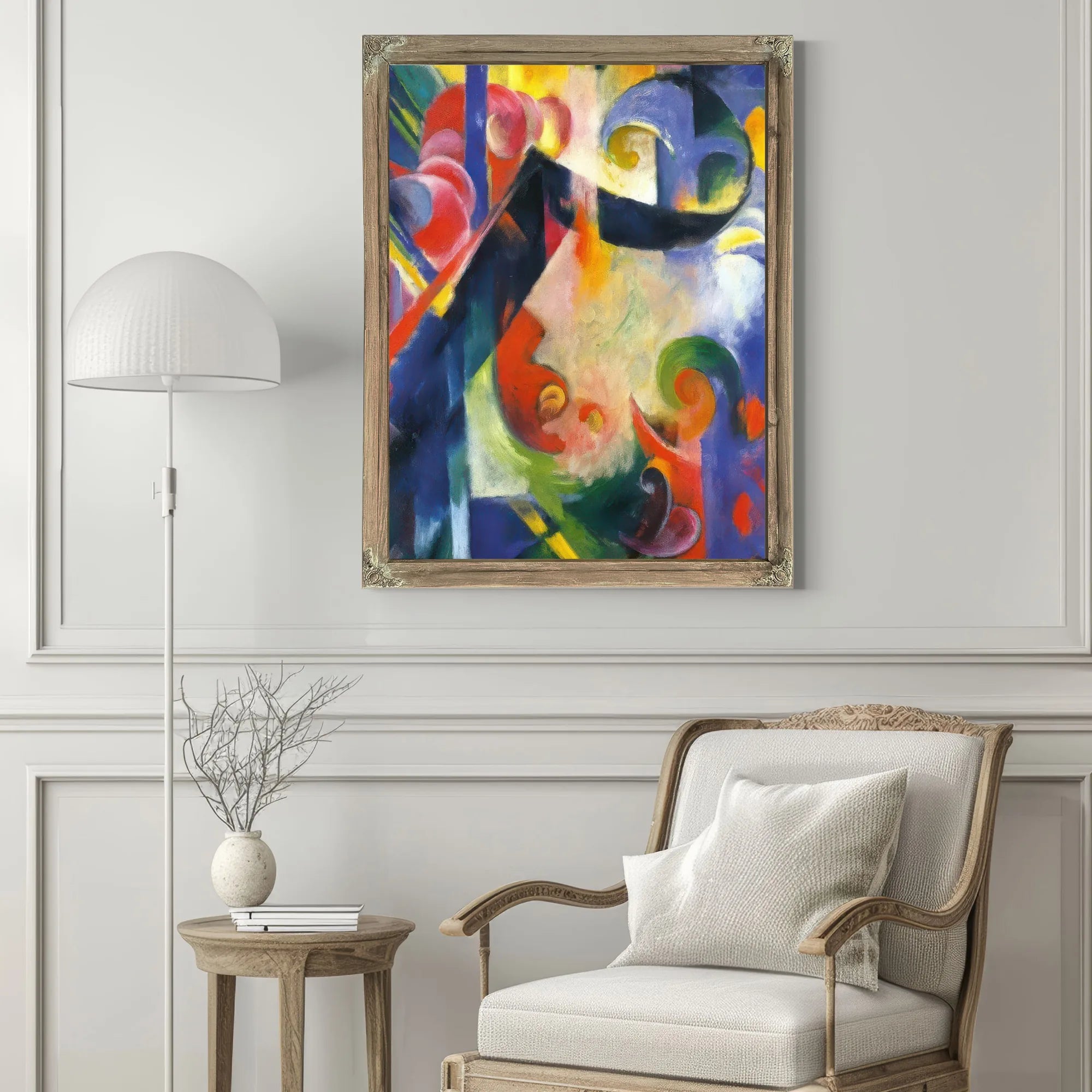 Broken Forms By Franz Marc Fine Art Print
