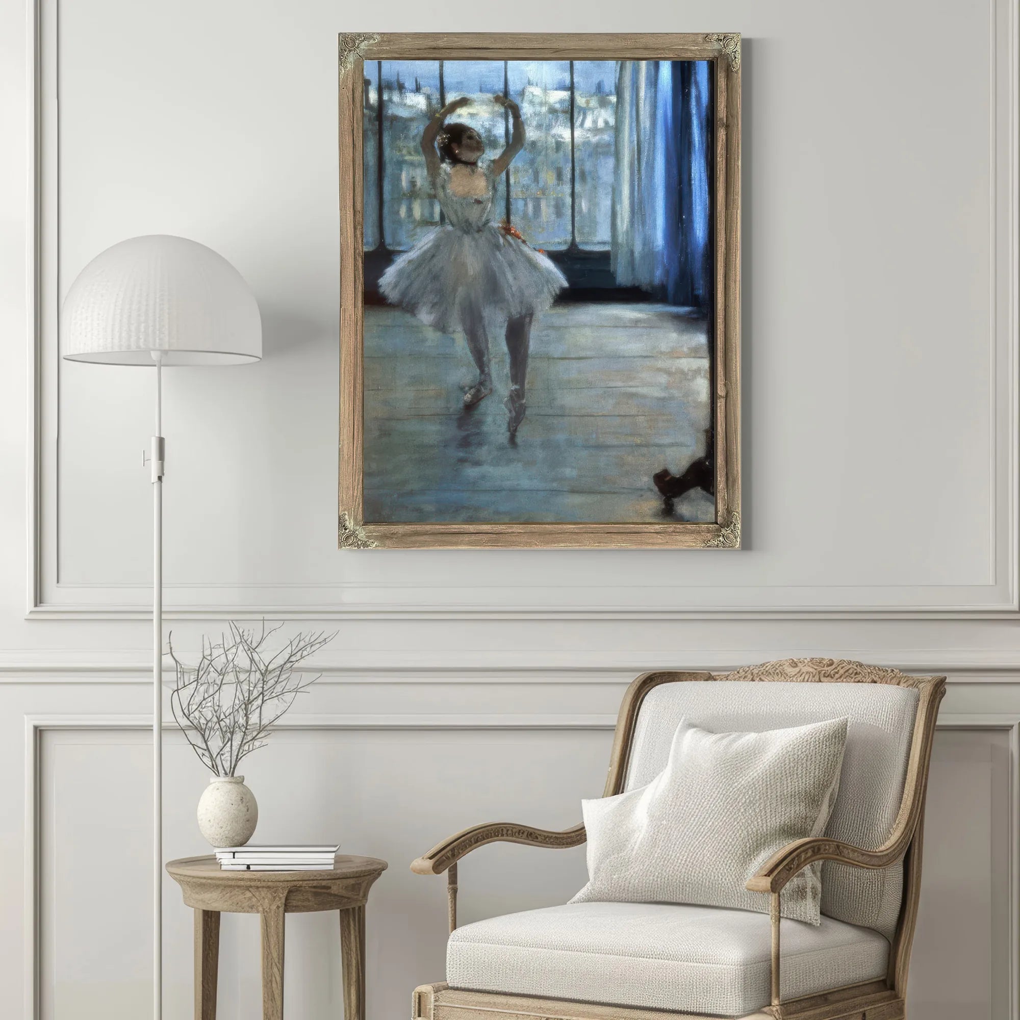 Dancer In Front Of A Window (Dancer At The Photographer's Studio) By Edgar Degas Fine Art Print