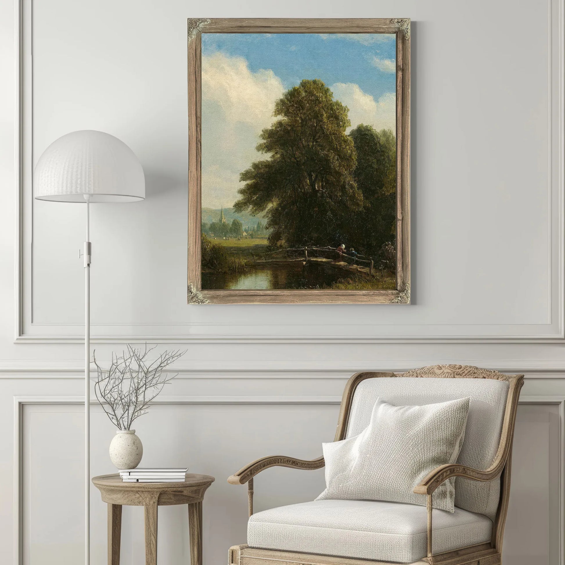 The Darent, Kent, England By Sanford Robinson Gifford Fine Art Print