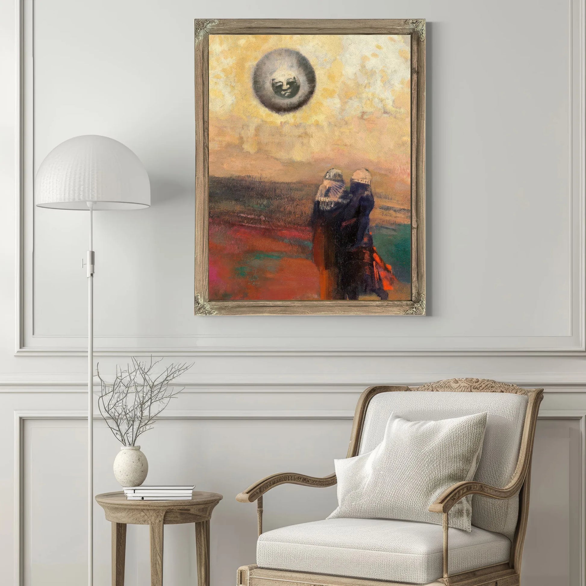 The Black Sun By Odilon Redon Fine Art Print
