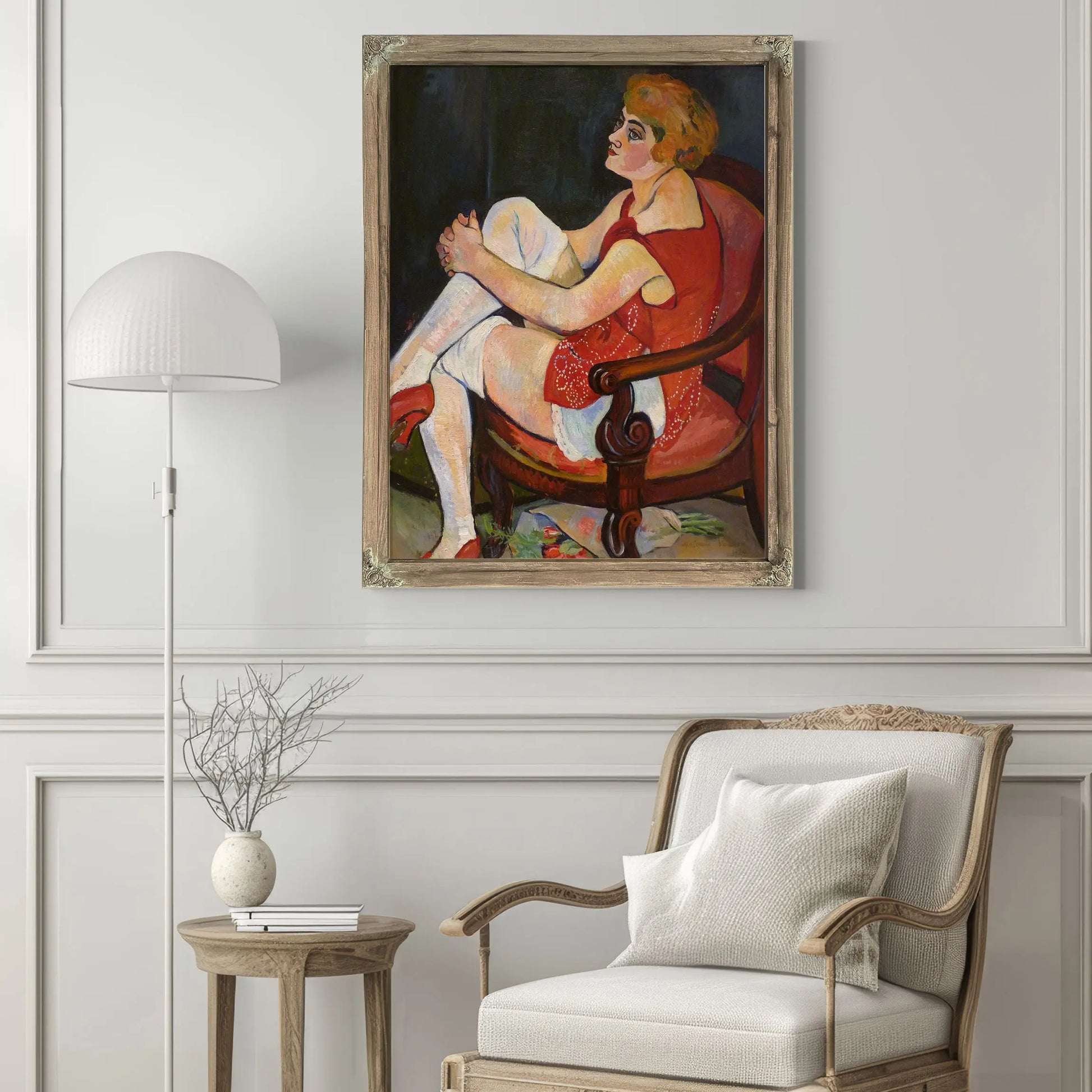 Femme Aux Bas Blancs by Suzanne Valadon