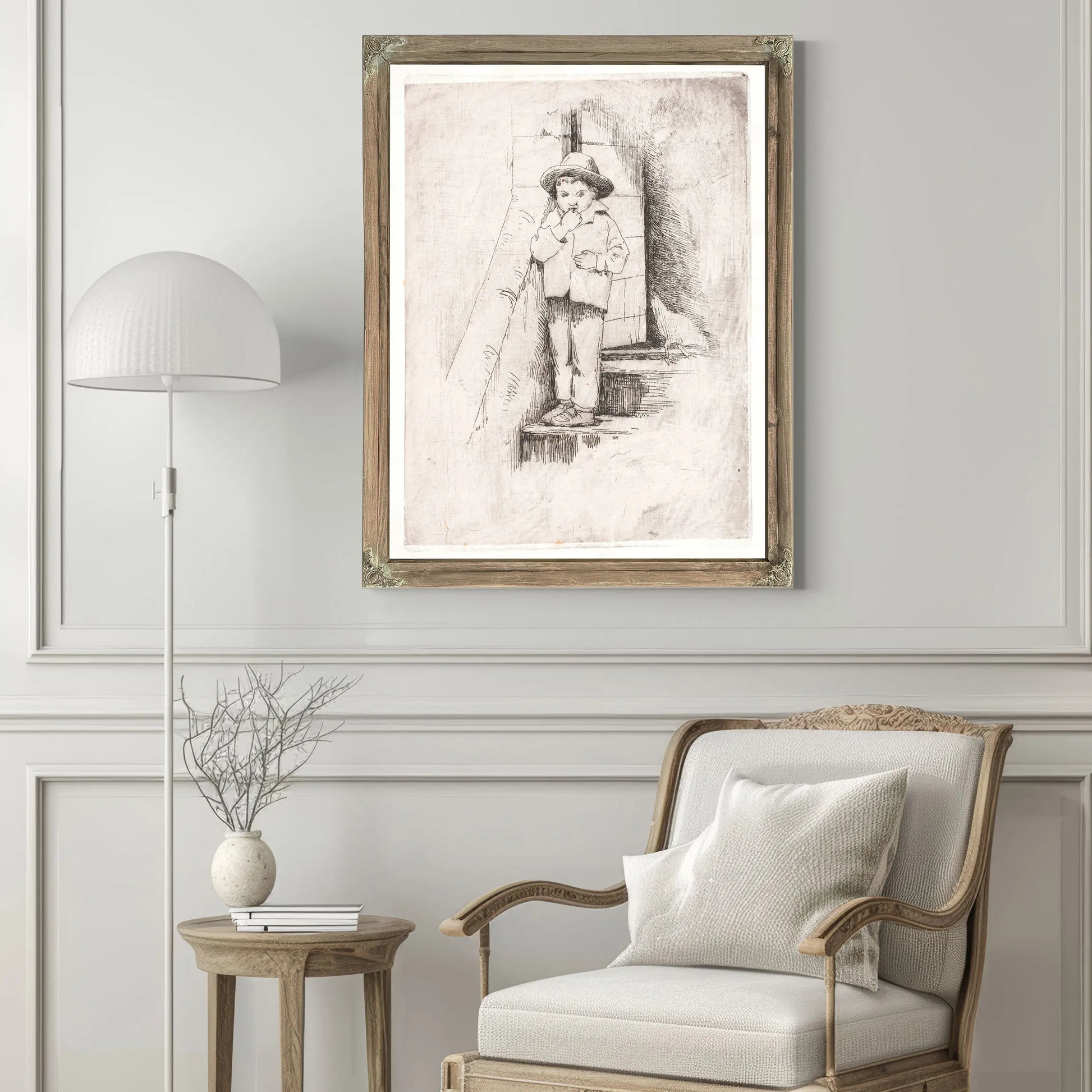 The Boy On The Stairs by Carl Bloch