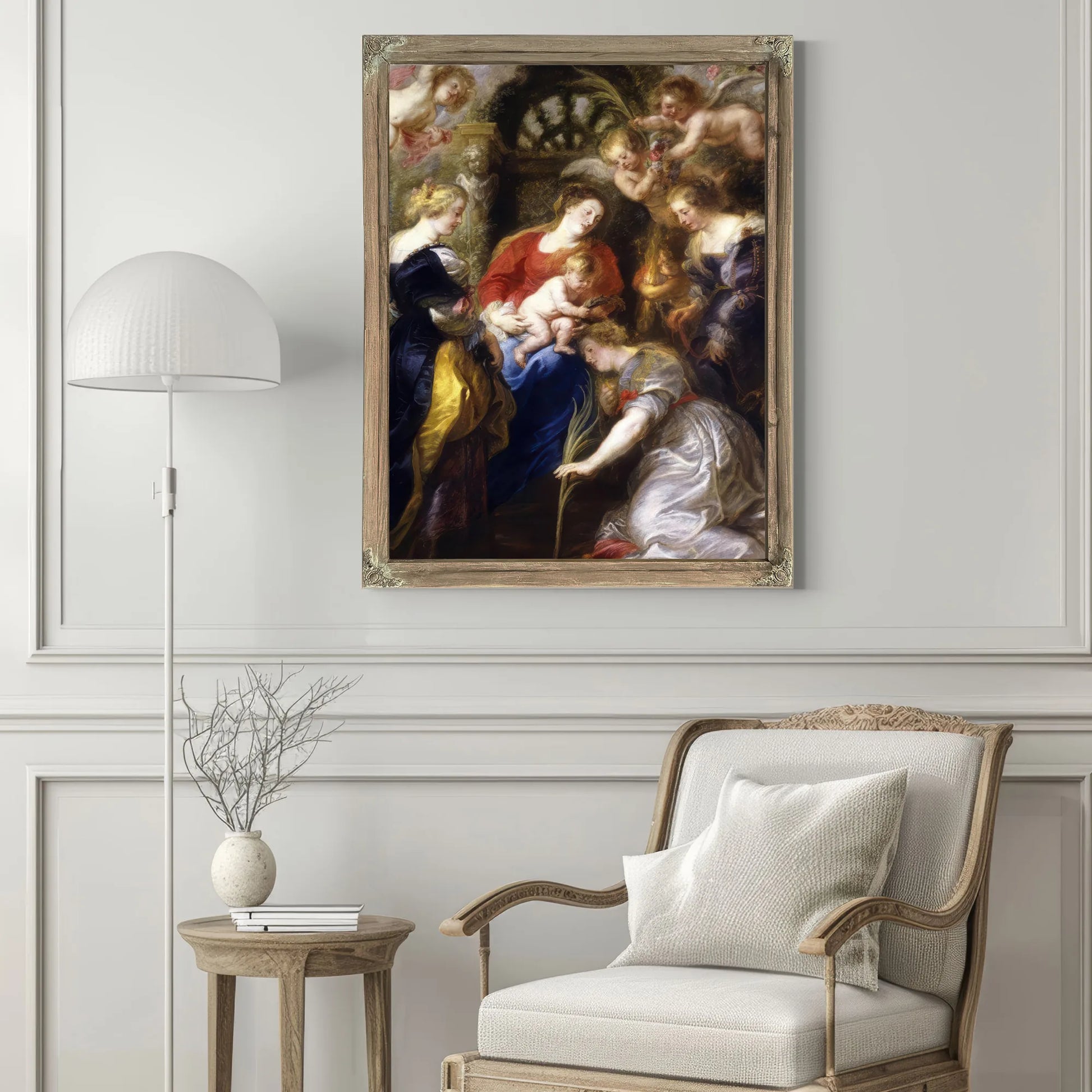 Crowning Of Saint Catherine By Peter Paul Rubens Fine Art Print