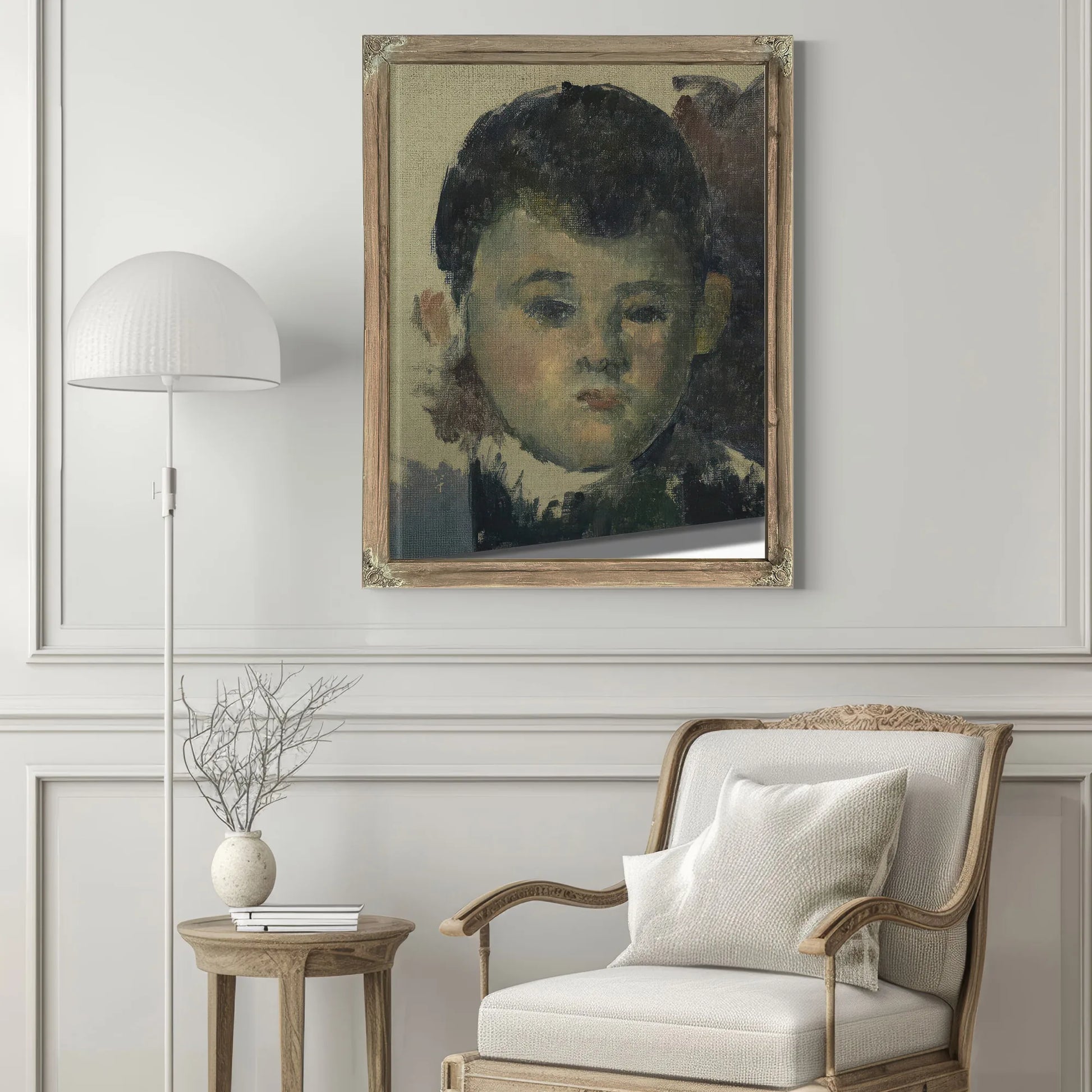 Portrait Of Paul, The Artist's Son (Portrait De Paul, Fils De L'artiste) By Paul Cezanne Fine Art Print