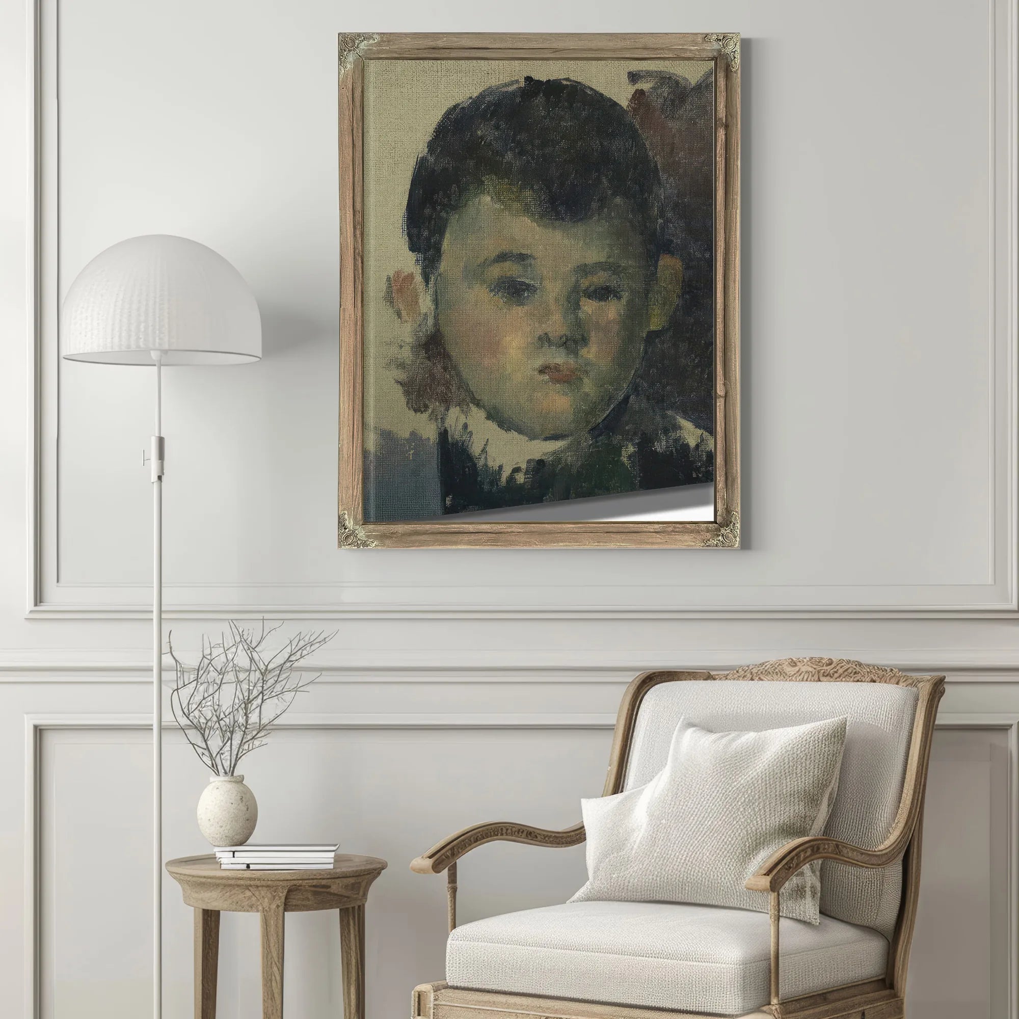 Portrait Of Paul, The Artist's Son (Portrait De Paul, Fils De L'artiste) By Paul Cezanne Fine Art Print