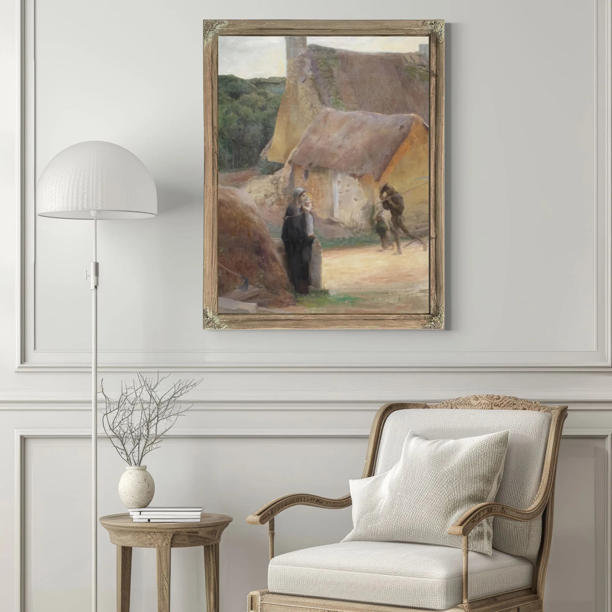 Hail Mary By Luc Olivier Merson Fine Art Print