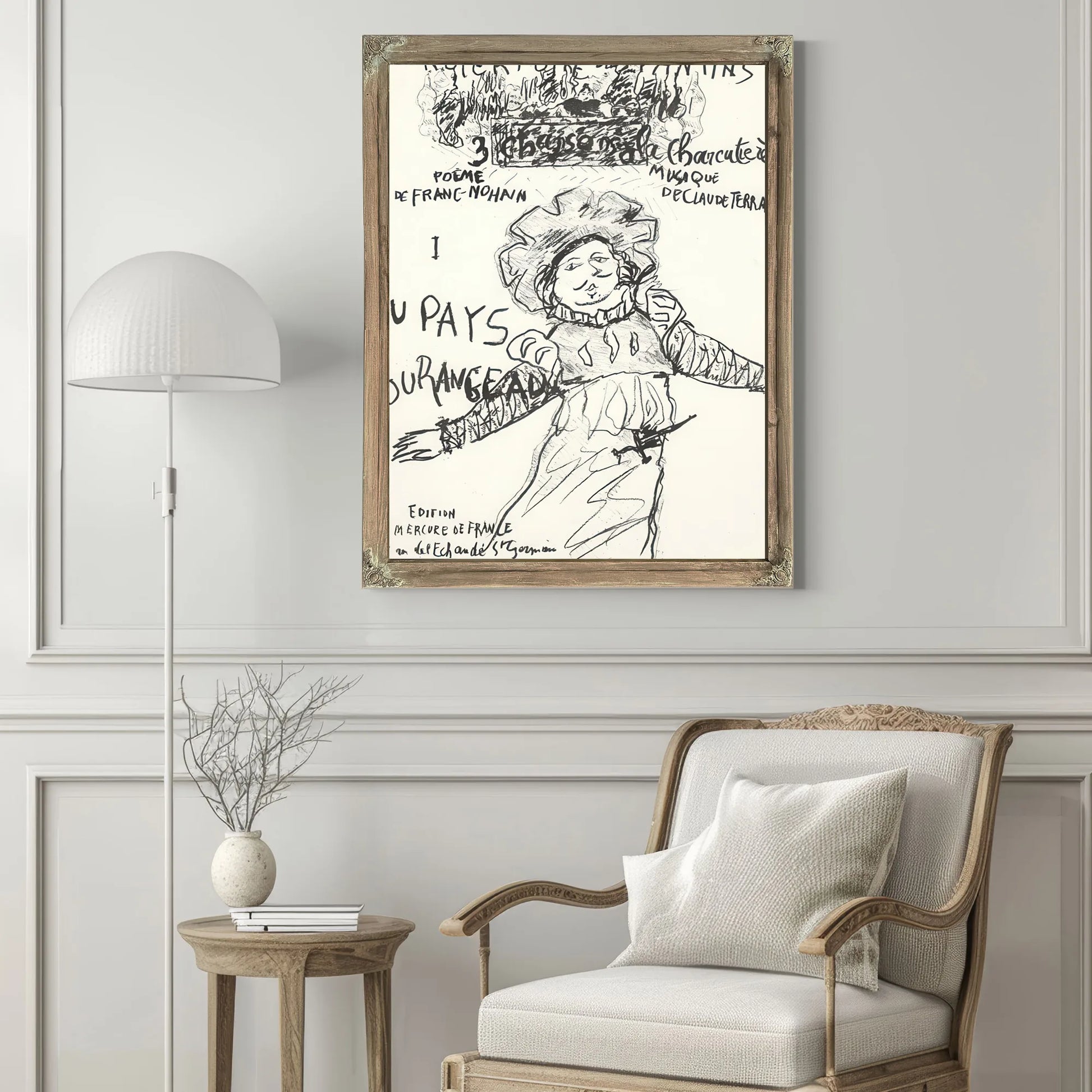 Cover For Du Pays Tourangeau (From The Land Of Touraine) From The Series Le Repertoire Des Pantins By Pierre Bonnard Fine Art Print
