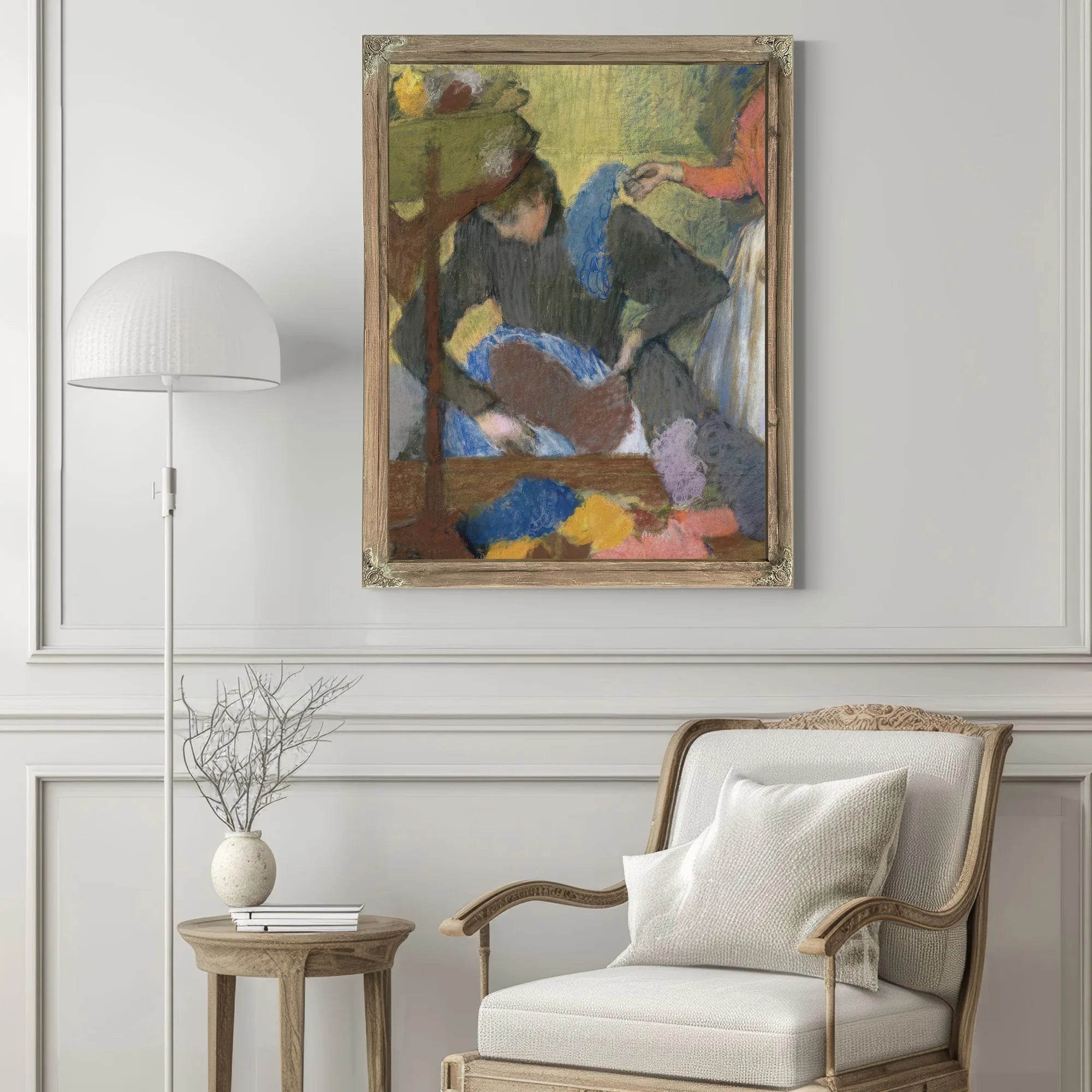 At The Milliner's By Edgar Degas Fine Art Print