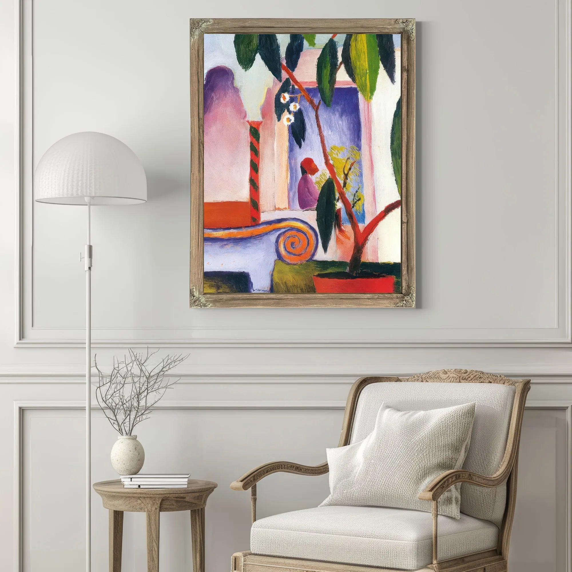 Arab Cafe By August Macke Fine Art Print