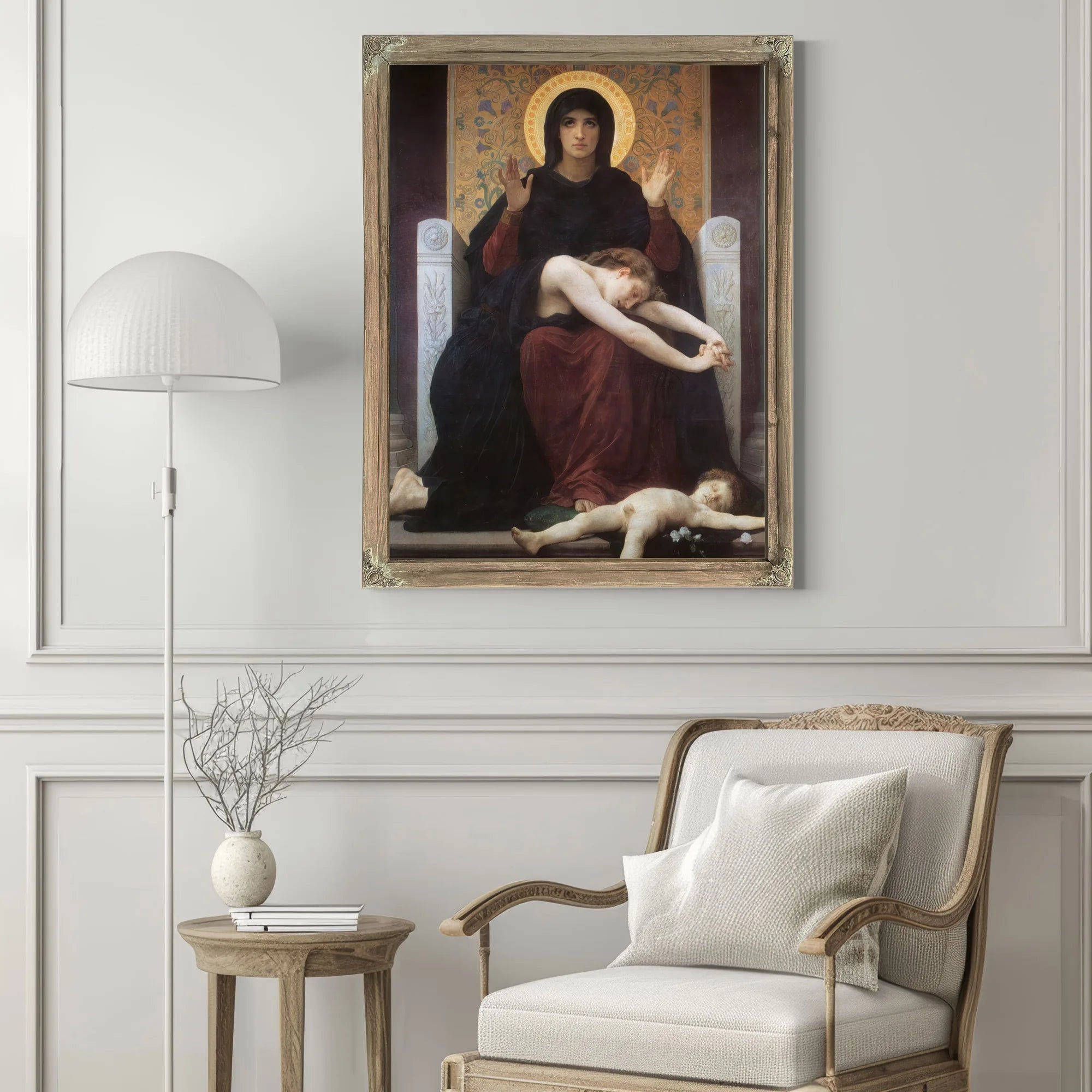 Virgin Comforter 1875 By William Adolphe Bouguereau Fine Art Print