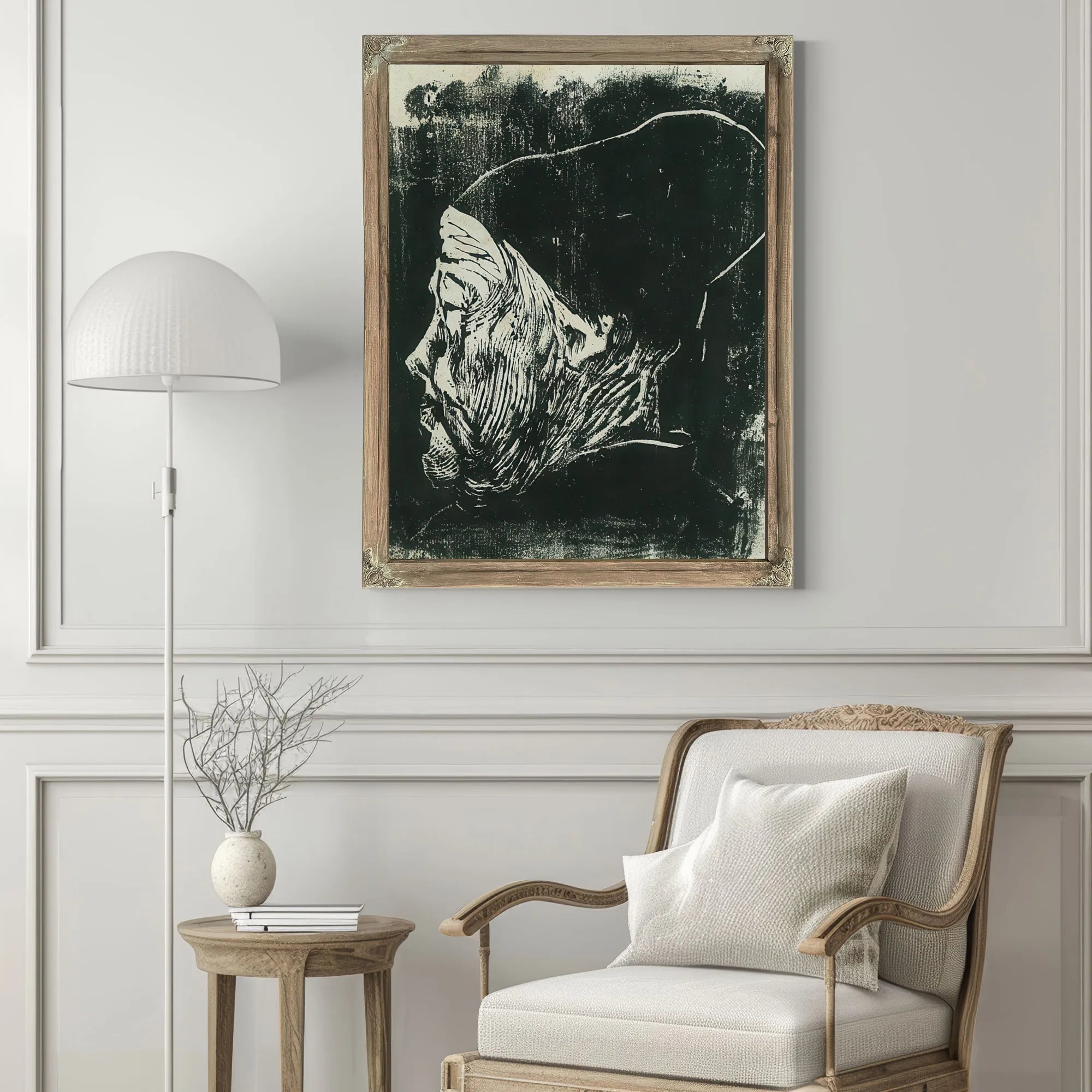 Jolster Woman With Hood By Nicolai Astrup Fine Art Print
