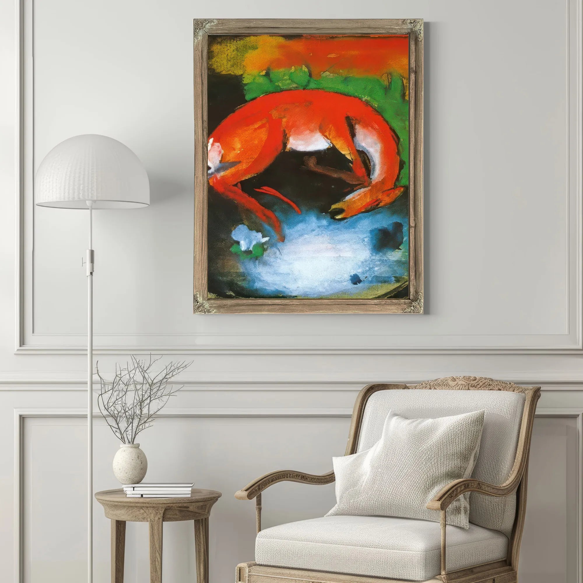 Dead Deer By Franz Marc Fine Art Print