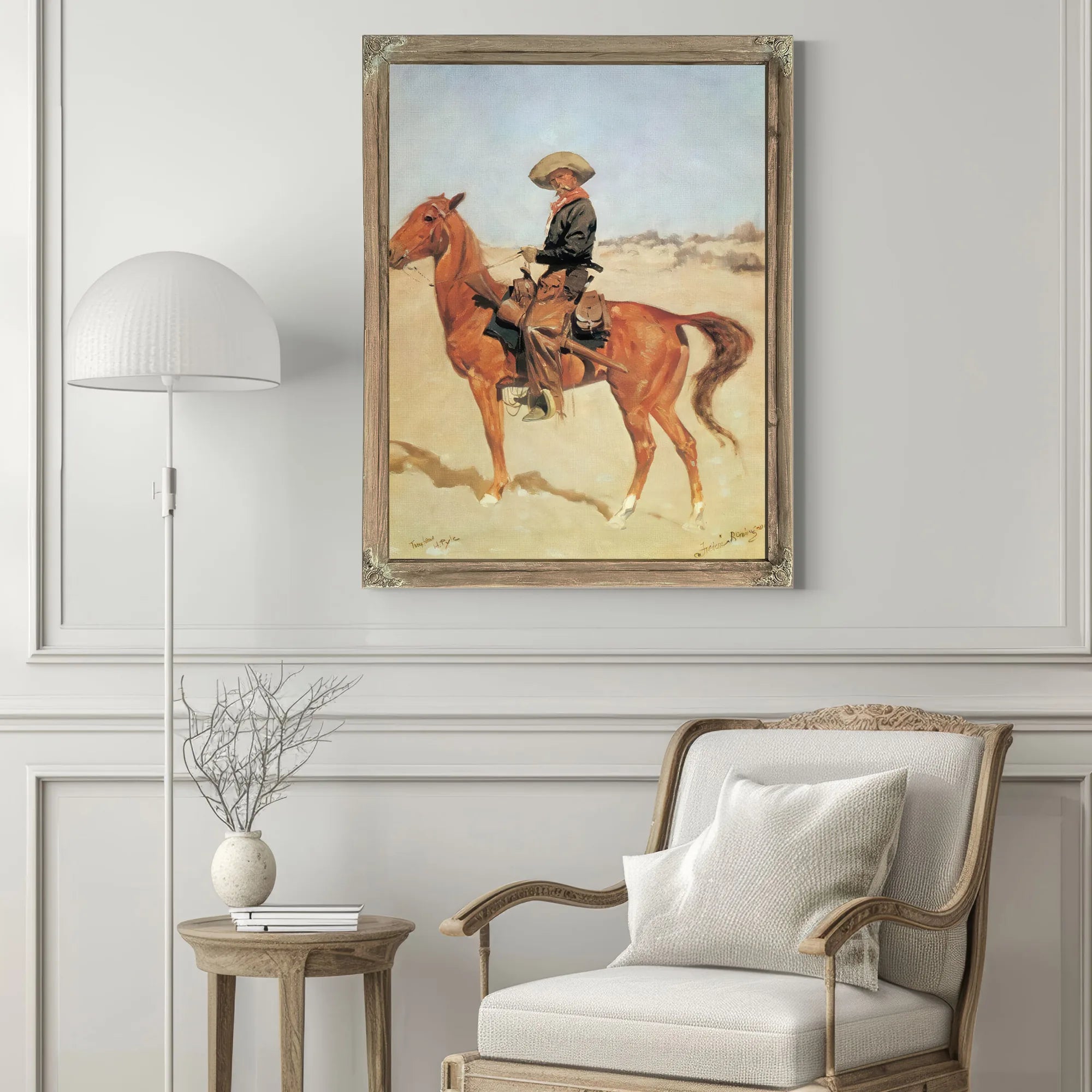The Puncher By Frederic Remington Fine Art Print