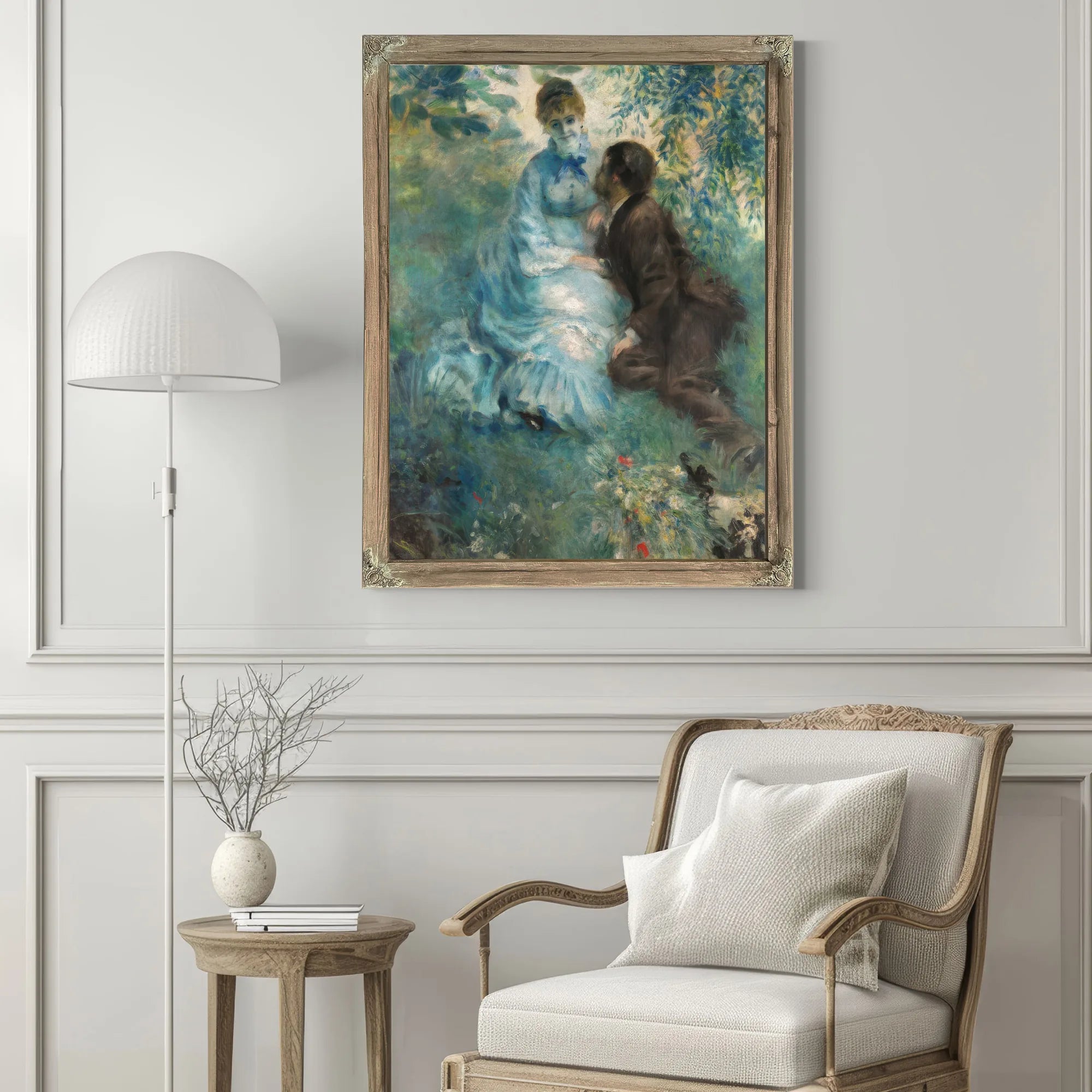 Lovers By Pierre Auguste Renoir Fine Art Print