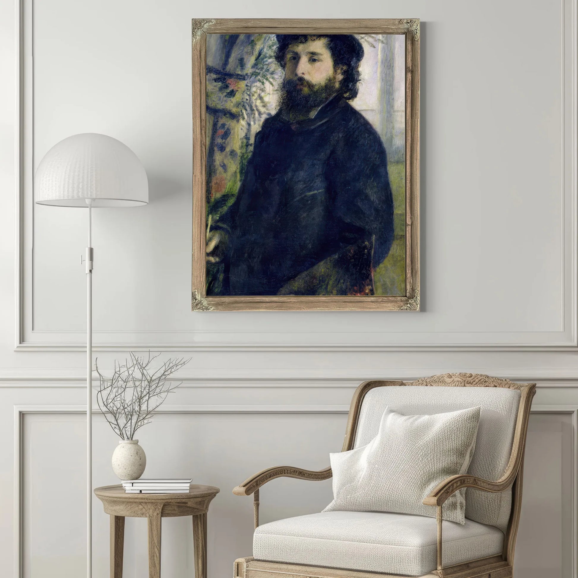 Portrait Of Claude Monet (1840 1926) By Pierre Auguste Renoir Fine Art Print