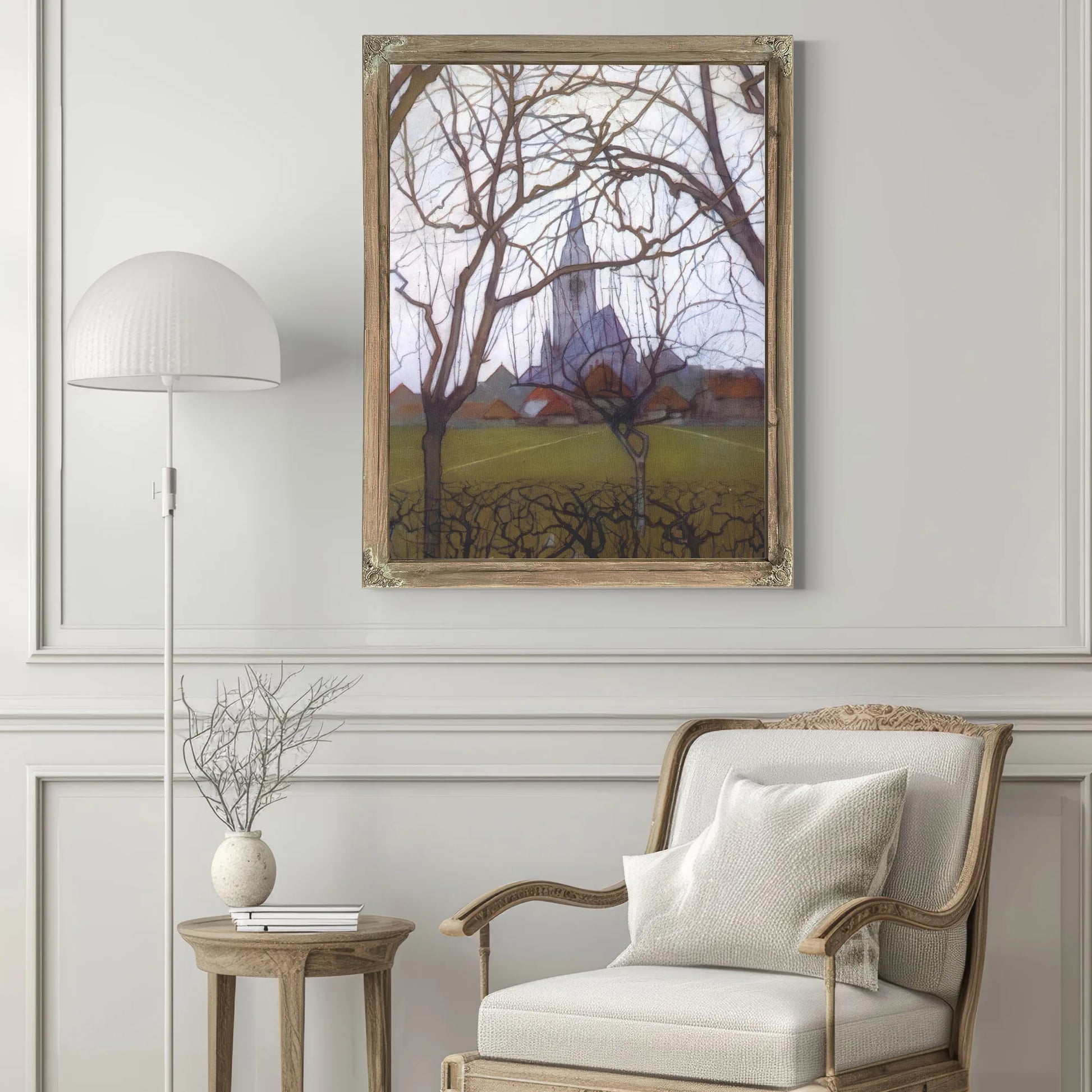 Village Church 1898 Post Impressionism By Piet Mondrian Fine Art Print