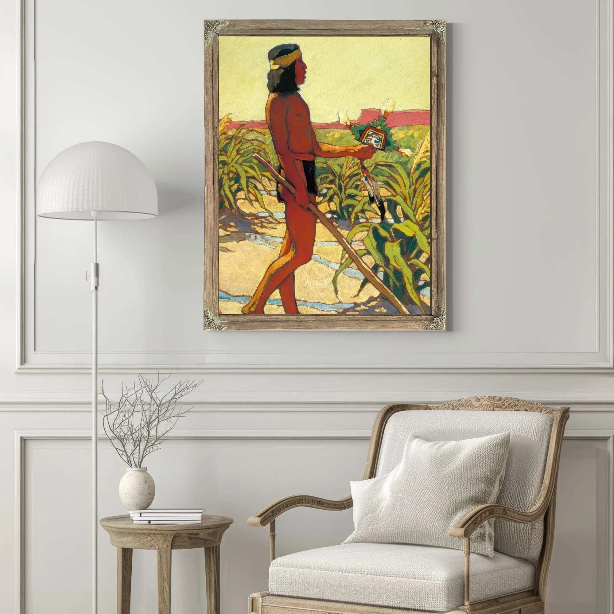 Guard Of The Cornfield By Maynard Dixon Fine Art Print