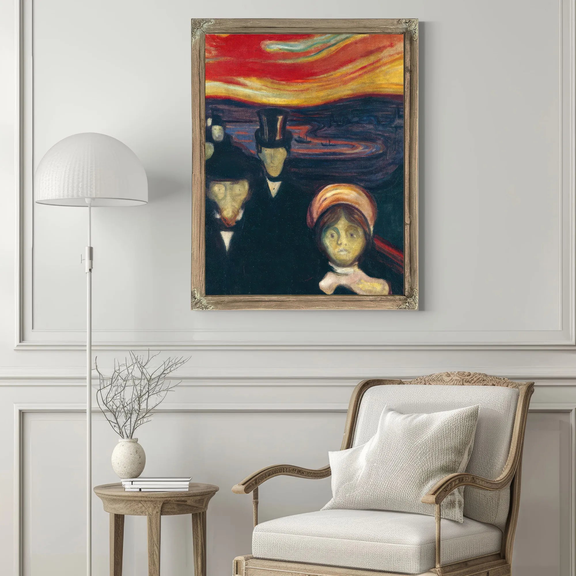 Anxiety 1894 94X74Cm Munch Museum M 515 X3000 By Edvard Munch Fine Art Print