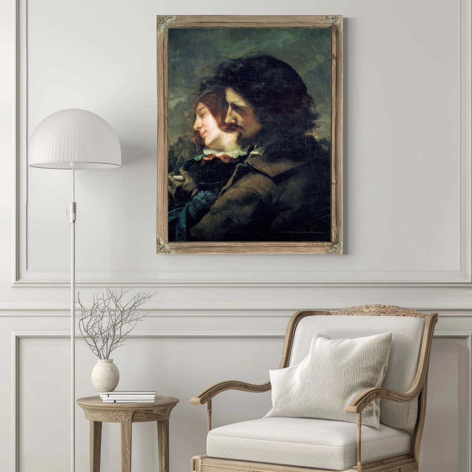The Happy Lovers By Jean Desire Gustave Courbet Fine Art Print