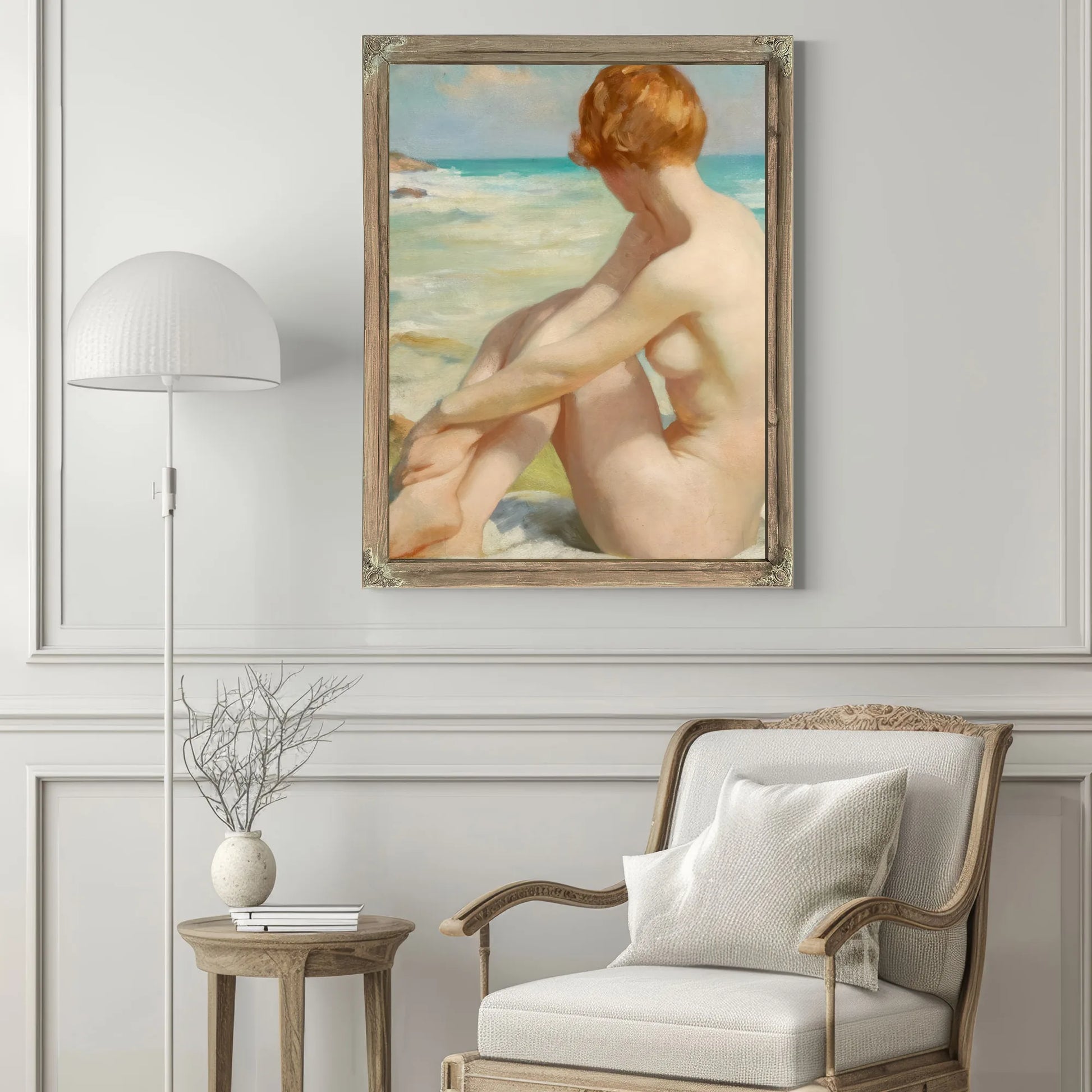 The Bather By Thomas Martine Ronaldson Fine Art Print